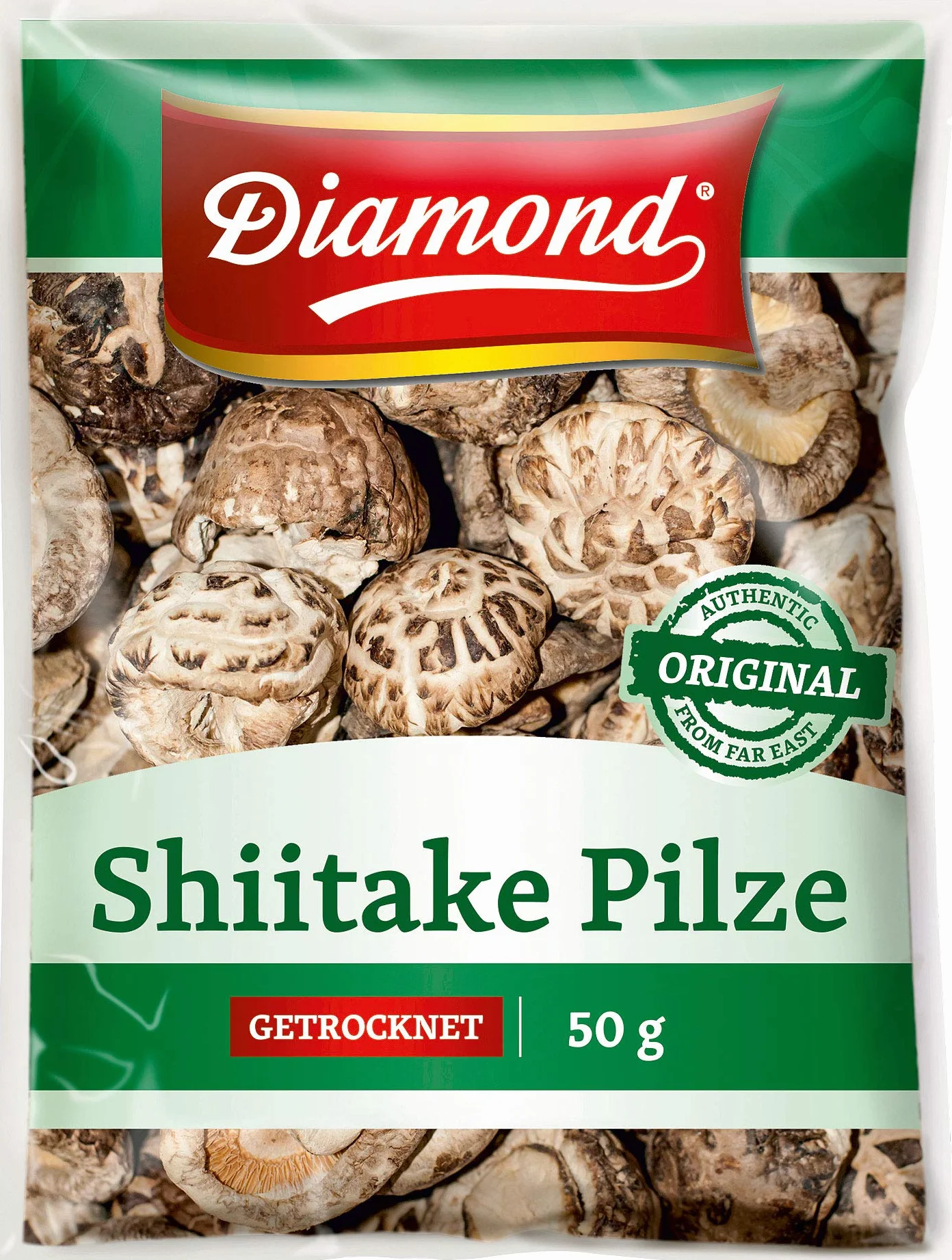 Diamond - Suszone grzyby shiitake – 50 g