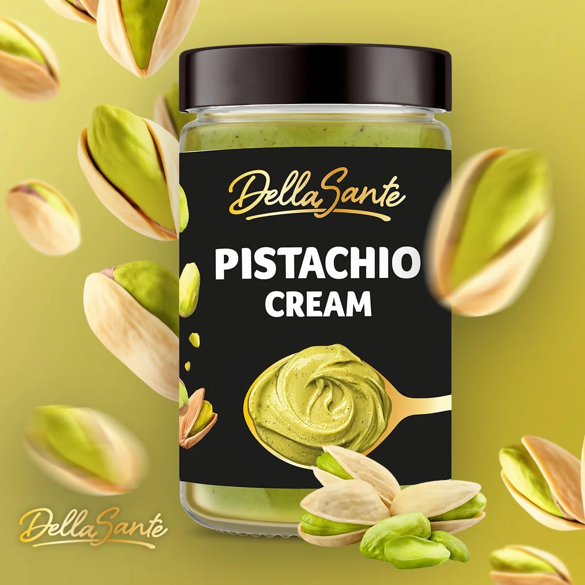 Sante krem pistacjowy 190g 30% pistacji słodki krem w słoiku
