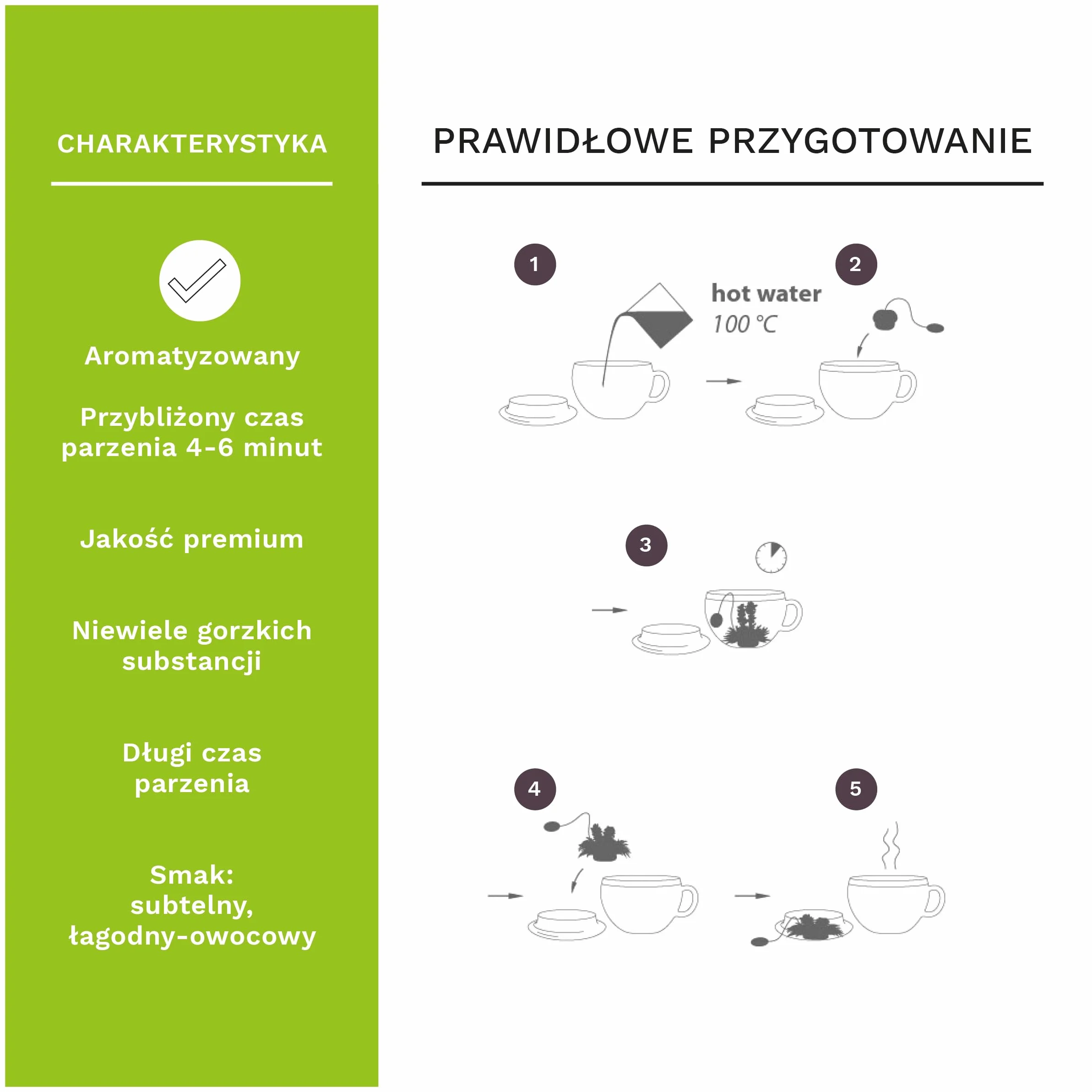 Creano 6 kwiatów herbaty pudełko prezentowe zielona herbata w eleganckim pudełku magnetycznym ze srebrnym tłoczeniem – 4 różne rodzaje
