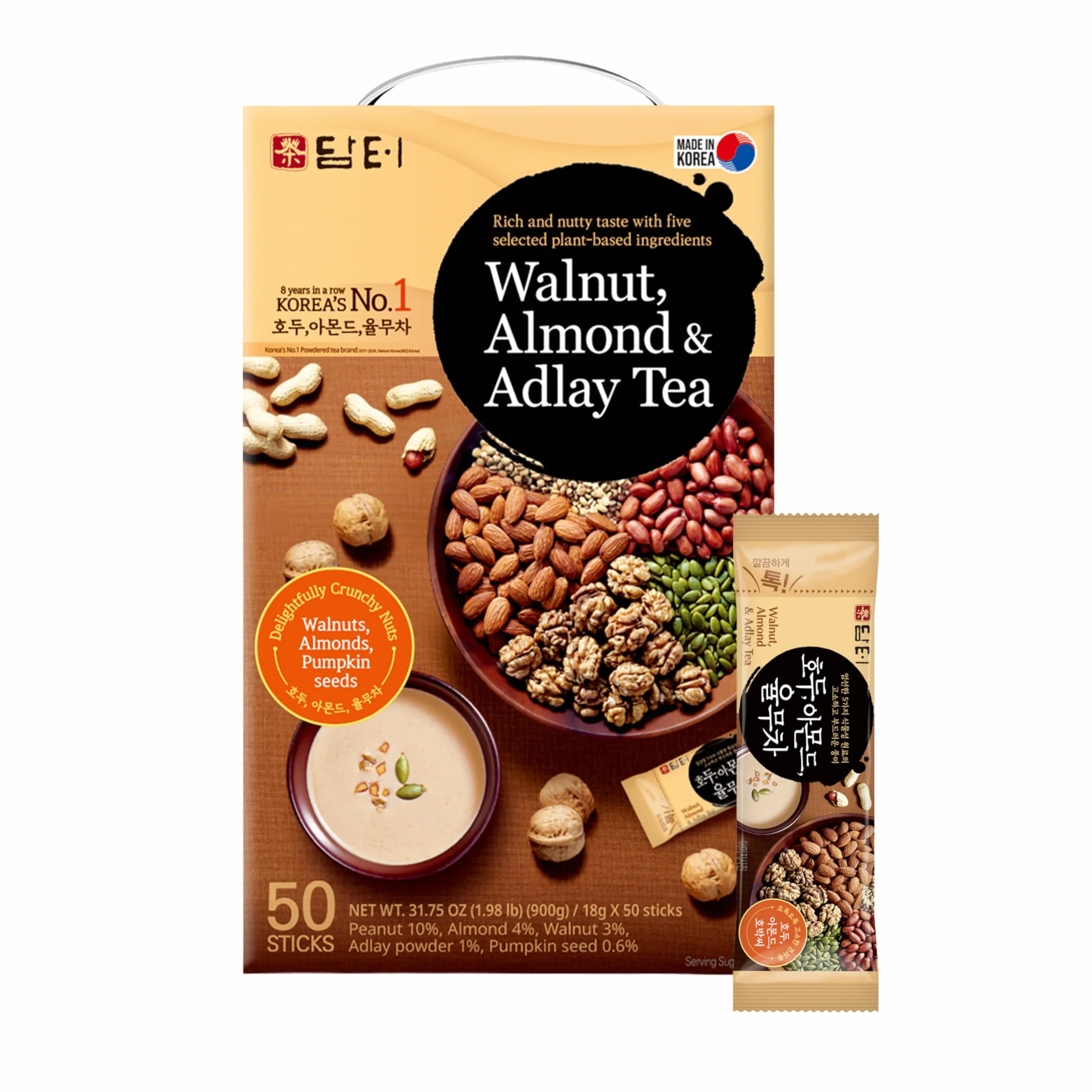 [ZDROWA TEA] Korea jedzenie orzech włoski migdałowy Job's Tears Tea 18 g X 50t