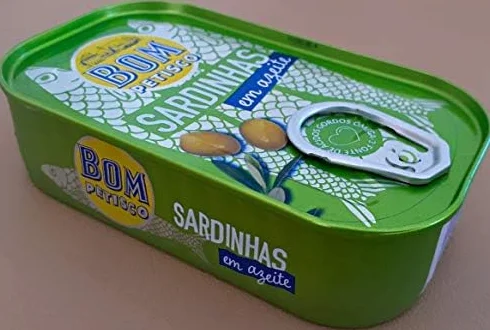 Sardynki w oliwie z oliwek Bom Petisco 6 x 120 g | bogate w kwasy omega 3