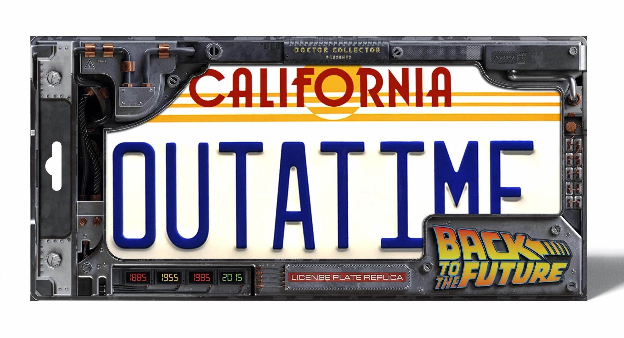 Doctor Collector Collectable Outatime Back to The Future Replika tablicy rejestracyjnej
