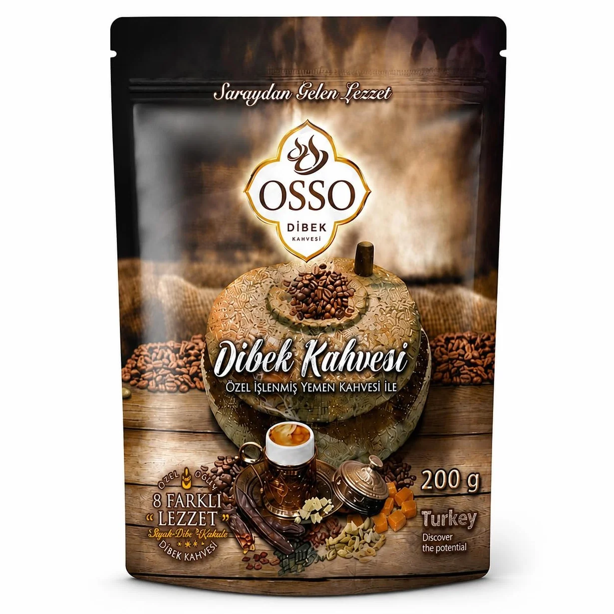 OSSO Dibek Kahvesi 200 g x 5 (1000 g)