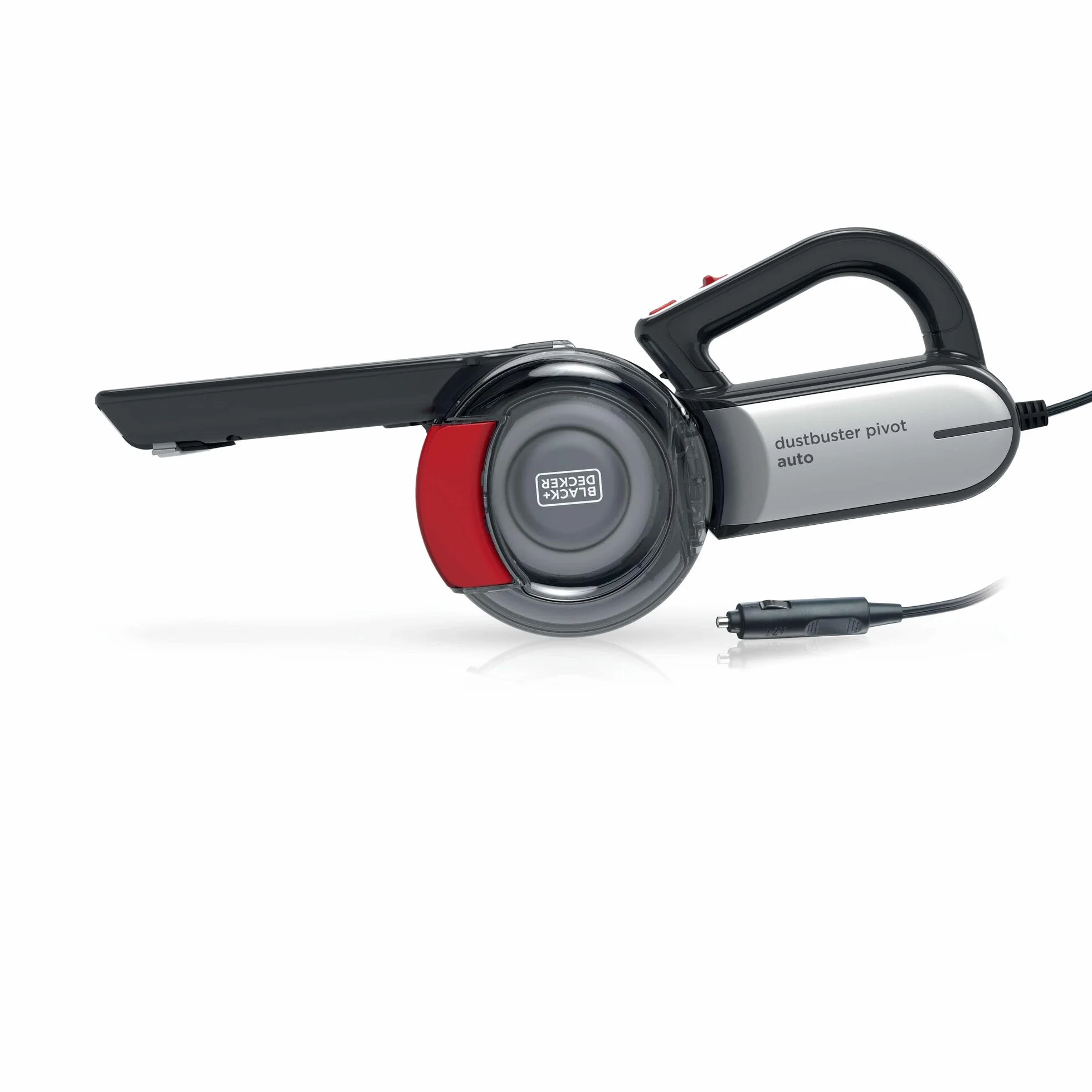 Black & Decker, Odkurzacz samochodowy 12V Pivot, akcesoria, torba, PV1200AV-XJ