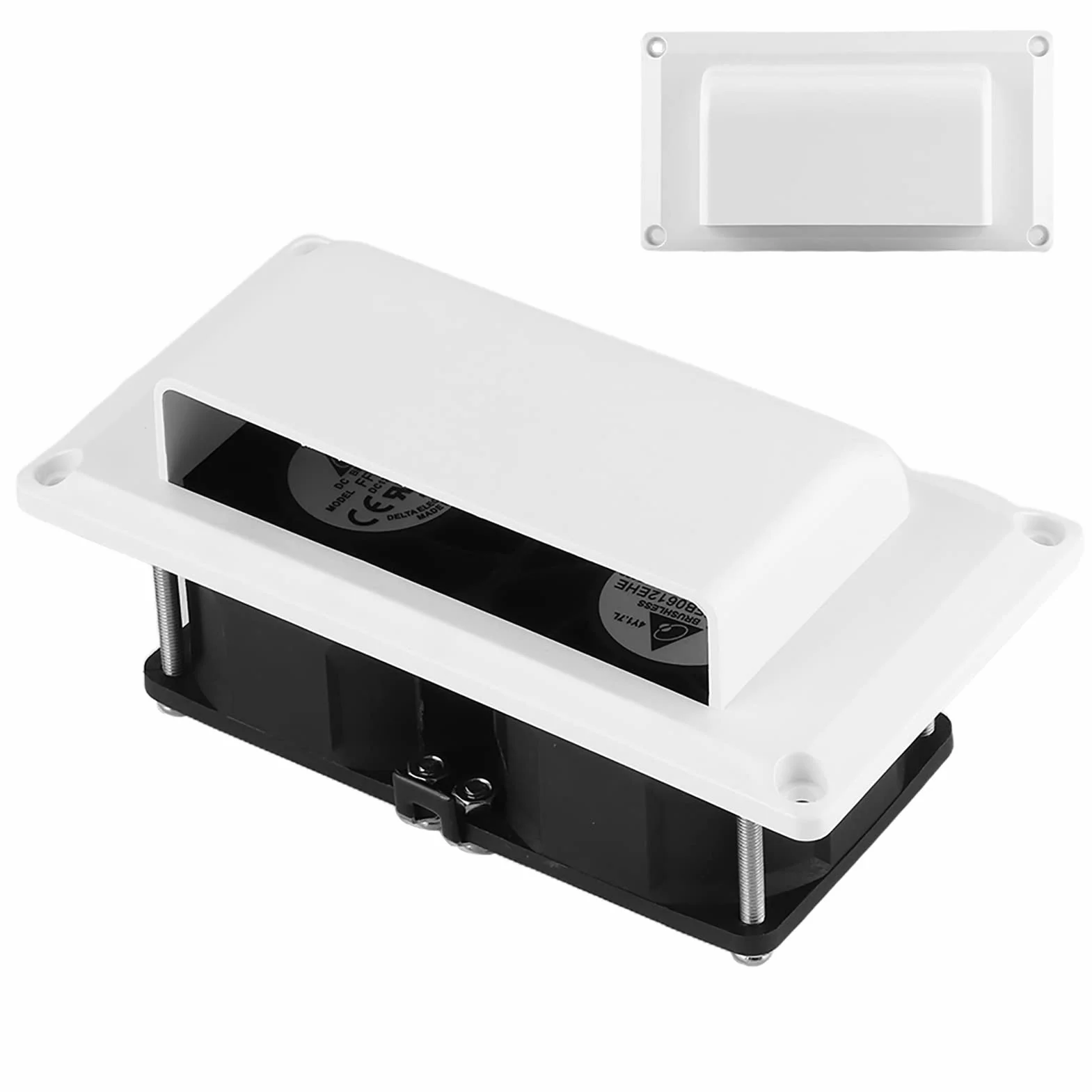 Aramox Wentylator Wyciągowy 12V 25W Wentylacja Boczna do Przyczepy Kempingowej