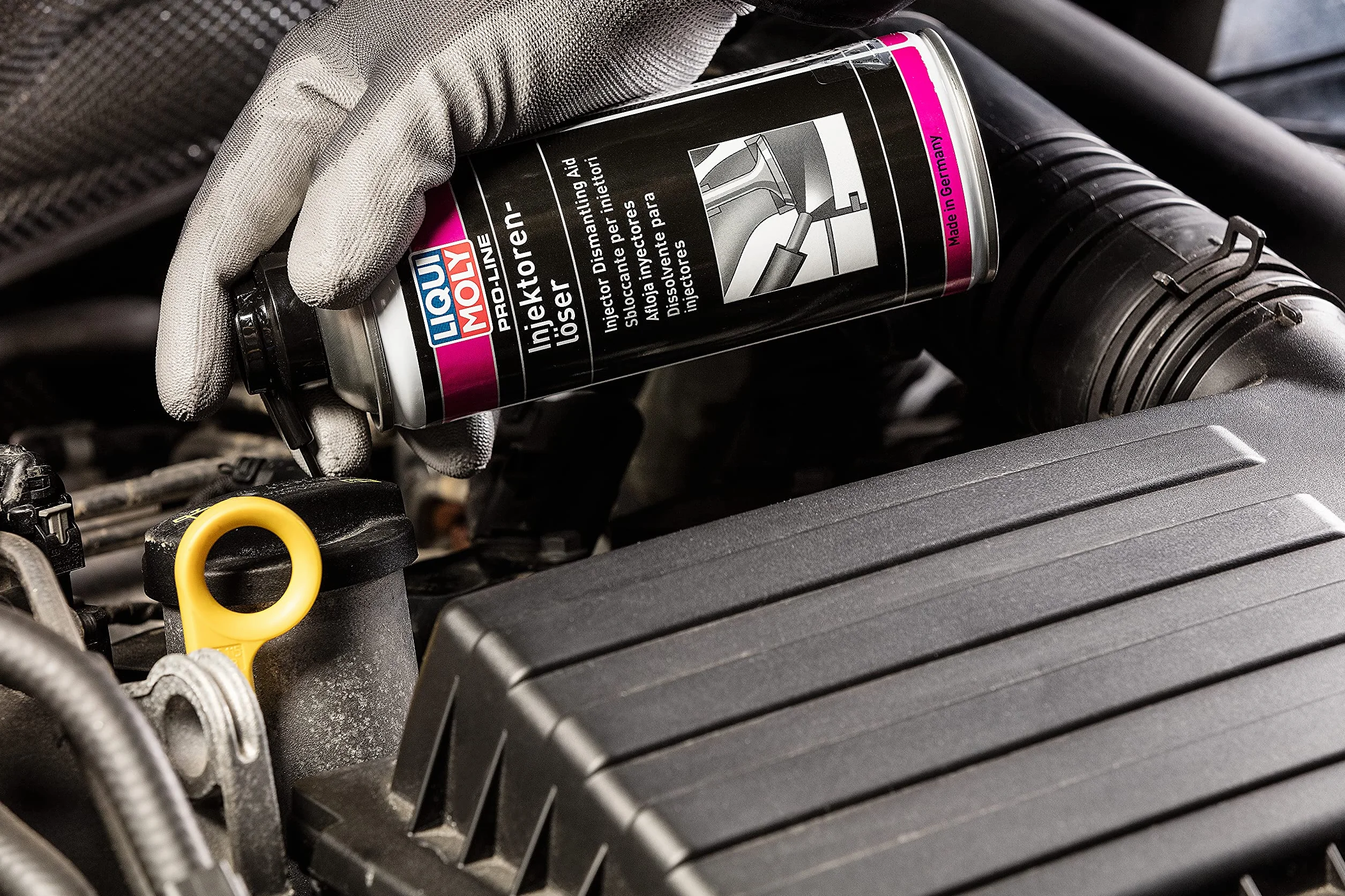 LIQUI MOLY Pro-Line rozpuszczalnik do wtryskiwaczy i świec żarowych | 400 ml | ochrona przed korozją | odrdzewiacz | nr art.: 3379
