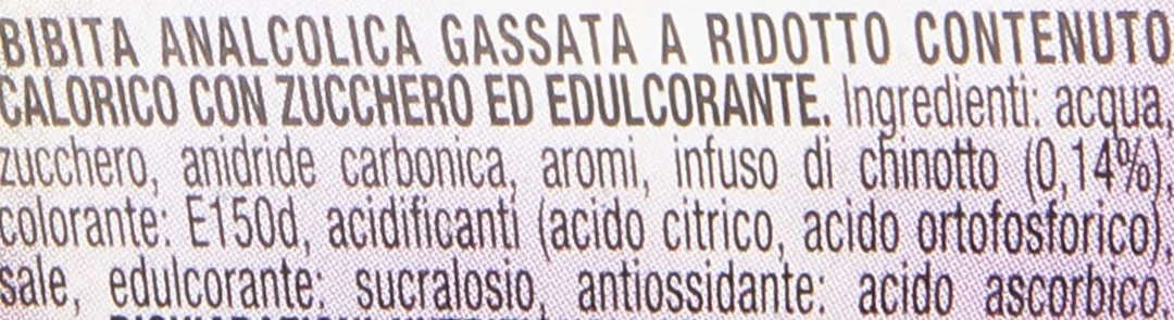 Włoska lemoniada z gorzkiej cytryny Chinotto San Benedetto