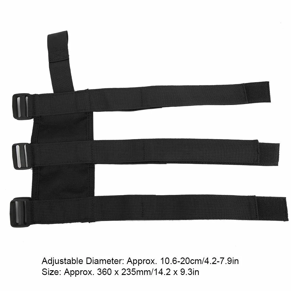 Pasek gaśnicy samochodowej regulowany uchwyt mocujący do Jeep Wrangler TJ YJ JK CJ (Black)