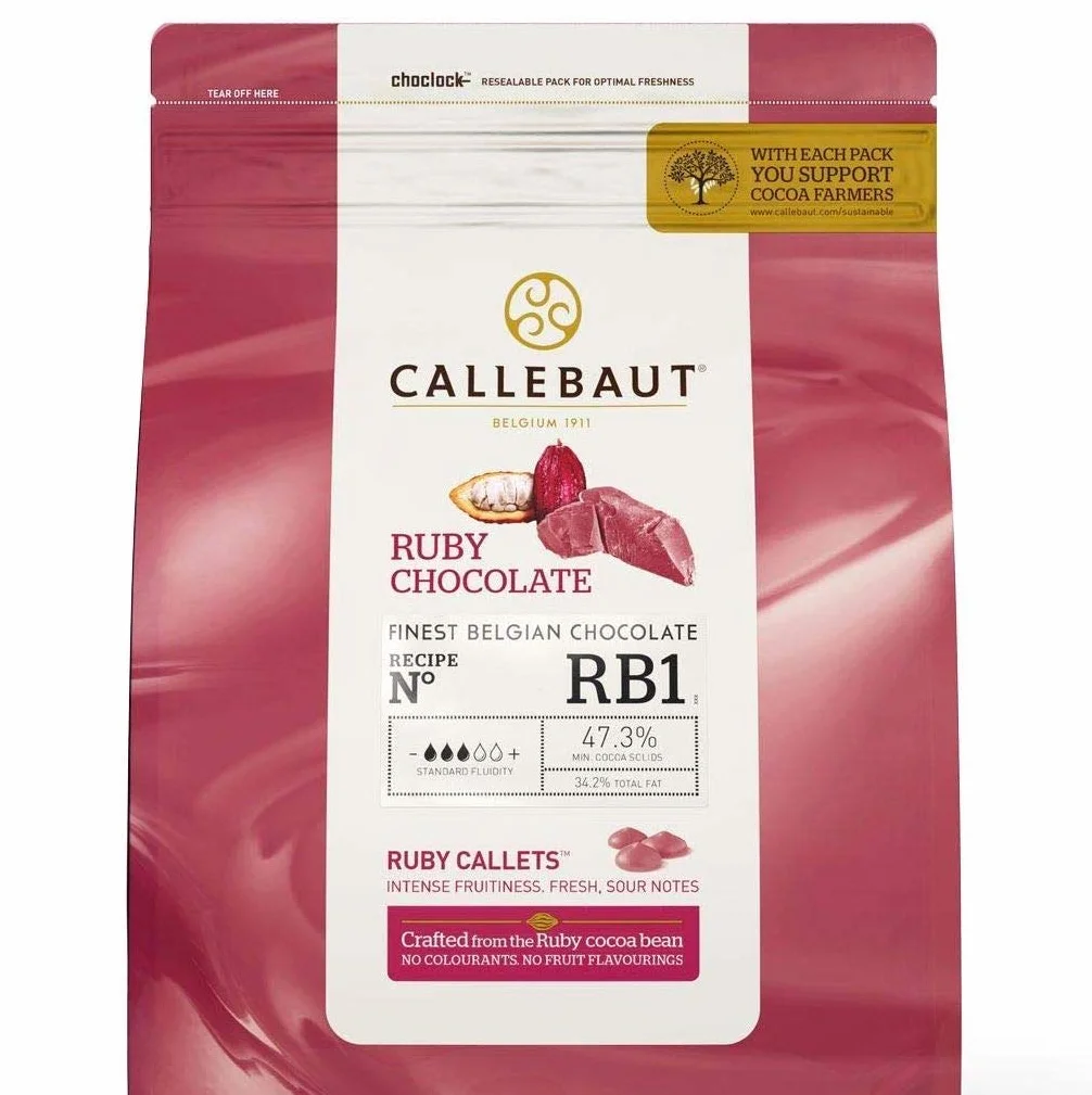 Callebaut RUBY czekoladowe callets 1 kg