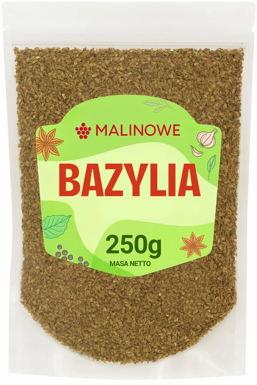 Bazylia Suszona Liść 250g Aromatyczna Przyprawa