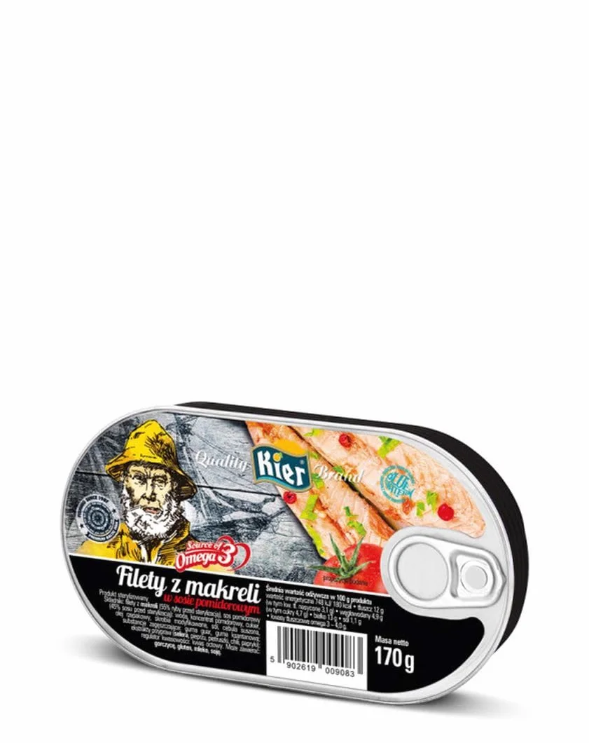 Kier Filet z makreli w sosie pomidorowym 170 g
