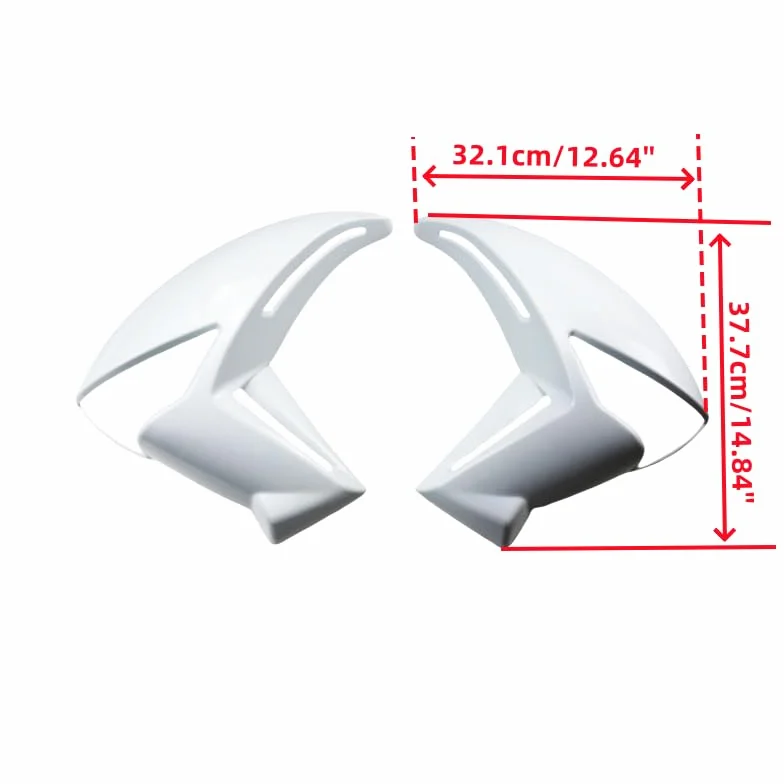 Akcesoria motocyklowe ABS formowany wtryskowo panel boczny osłona chłodnicy owiewka ER6N dla Kawasaki ER-6N ER6N ER6-N 2009 2010 2011