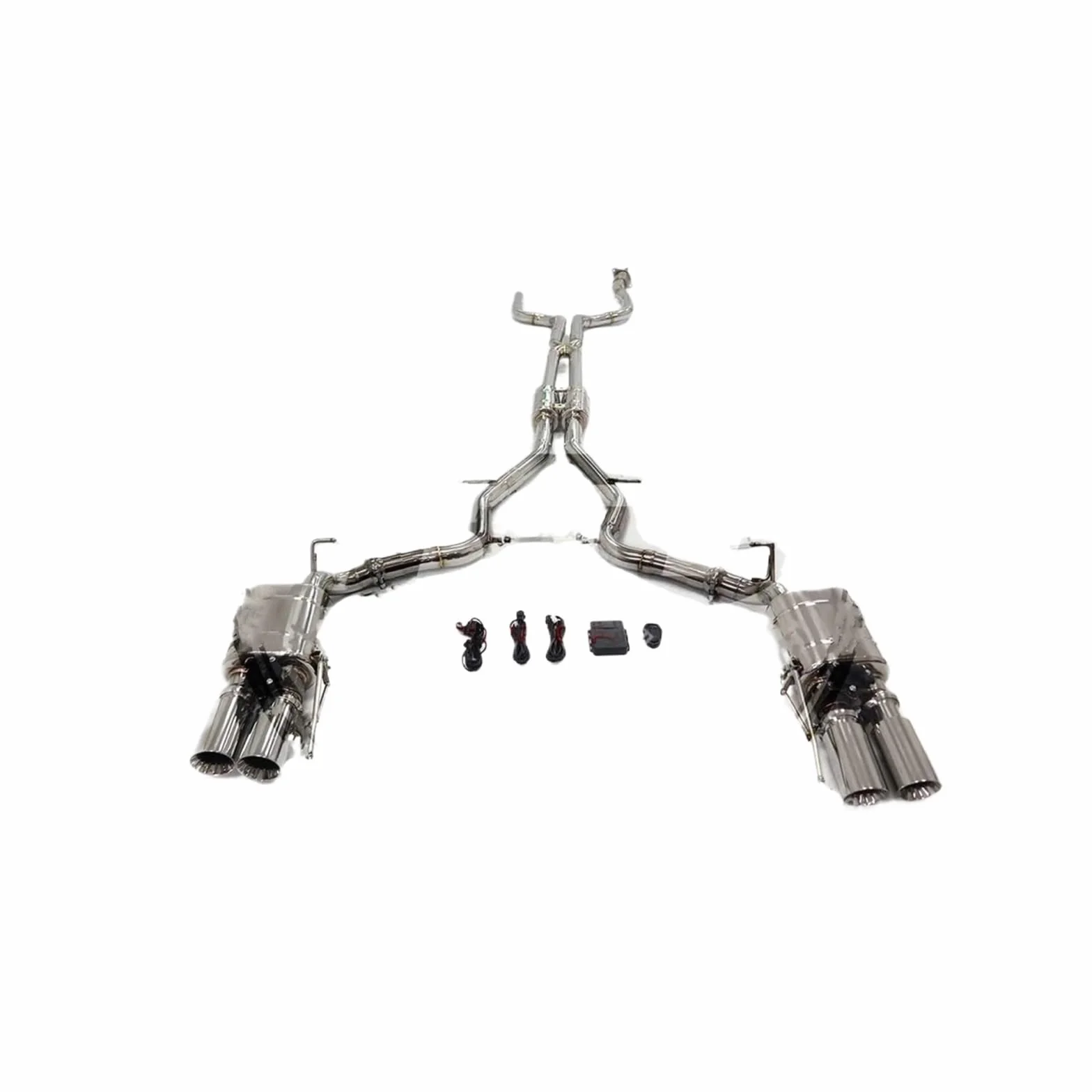 Katalizator katalizator Pasuje do Cadillac CT6 3.0T wydajność układu wydechowego tłumik rura zaworu akcesoria samochodowe Ti/SS304 HMD Catback katalizator akcesoria(SS304 Catback)