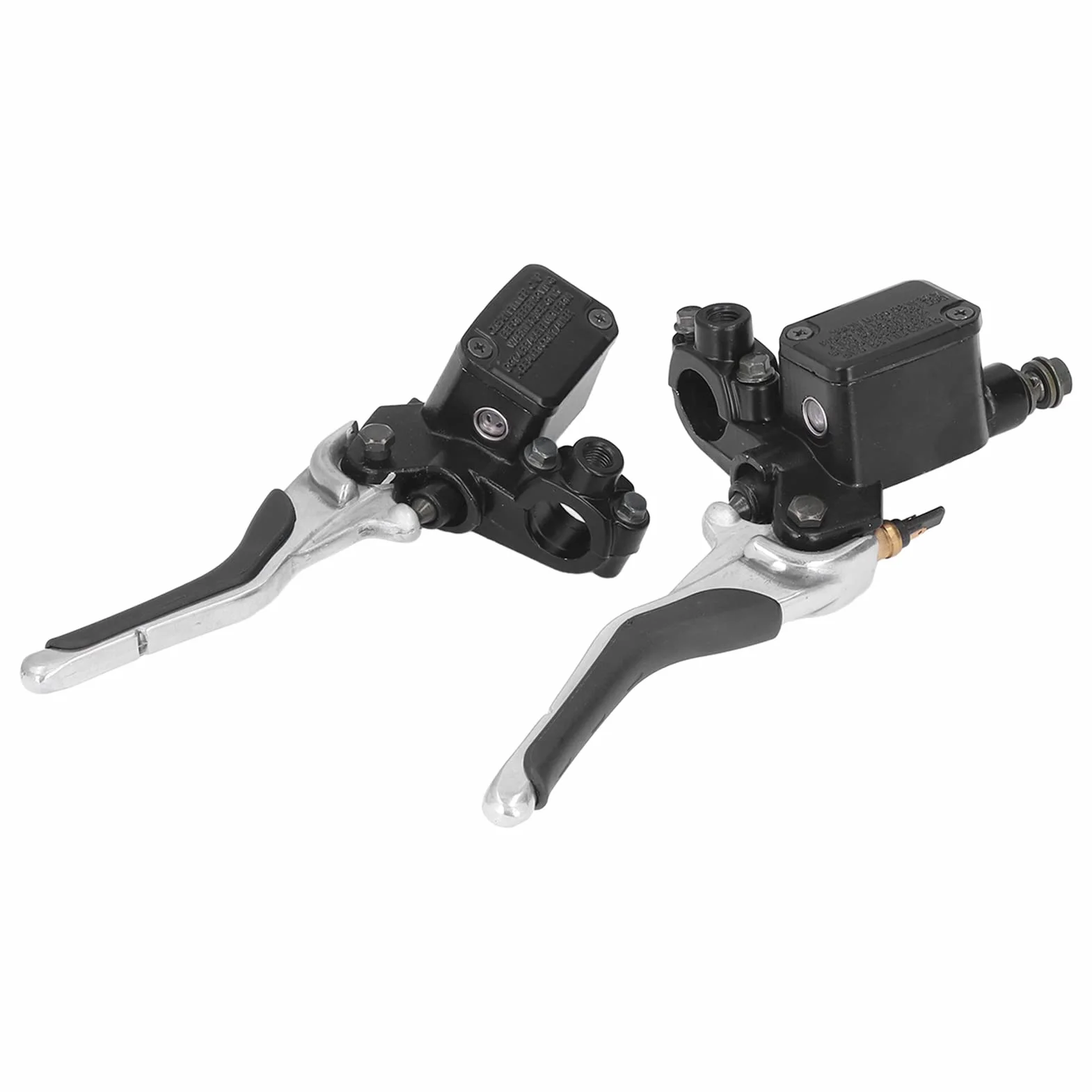 Dźwignia Klamki Hamulca, Para Motocykl Lewa Prawa Dźwignia Klamki Hamulca z Puszką Olejową Zamiennik CNC ze Stopu Aluminium dla YQ50 Aerox 1997-2013
