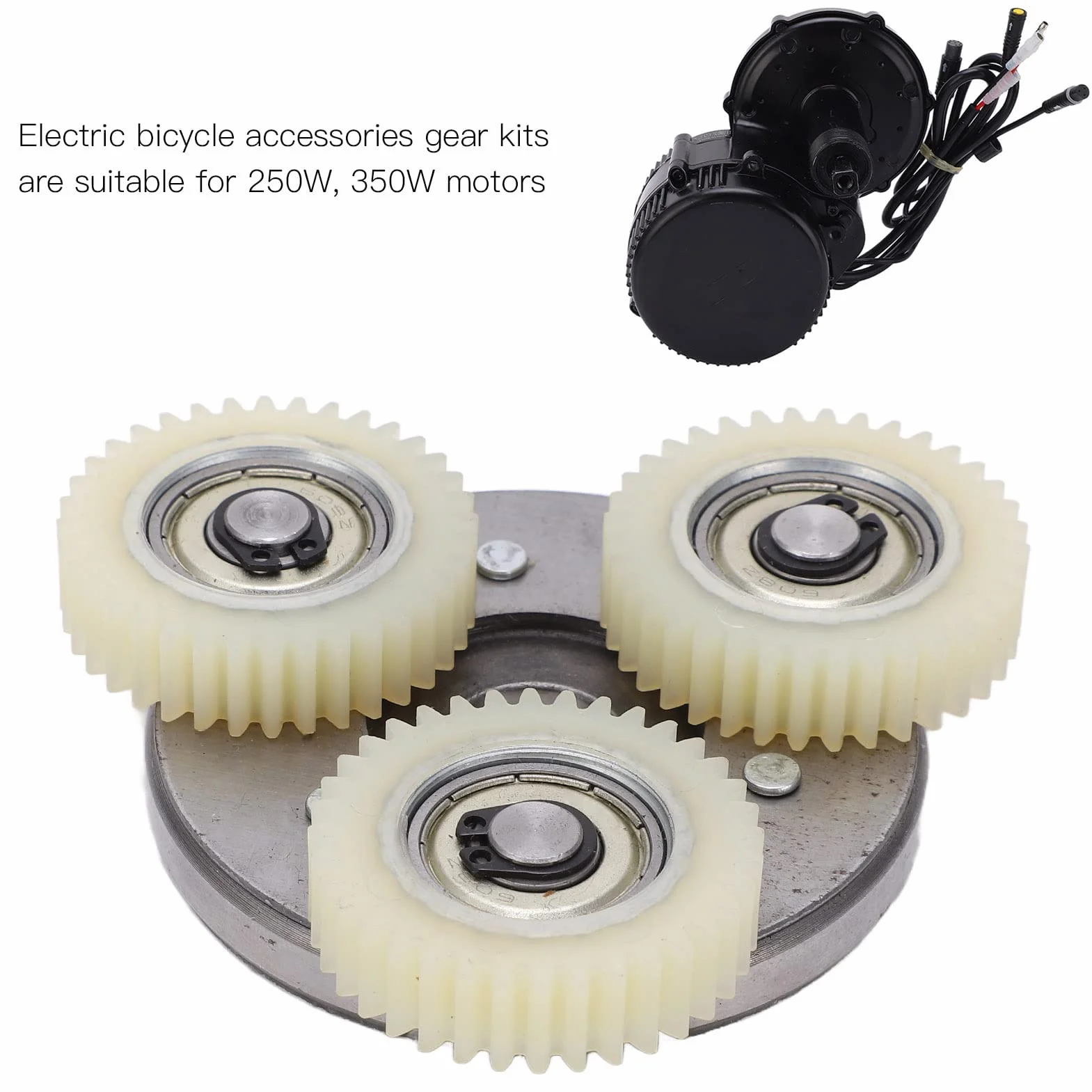 Zestaw Sprzęgła Zębatego Stal + Nylon Rower Elektryczny 36T Sprzęgło Rozrusznika do Silnika z Napędem środkowym 250 W 350 W