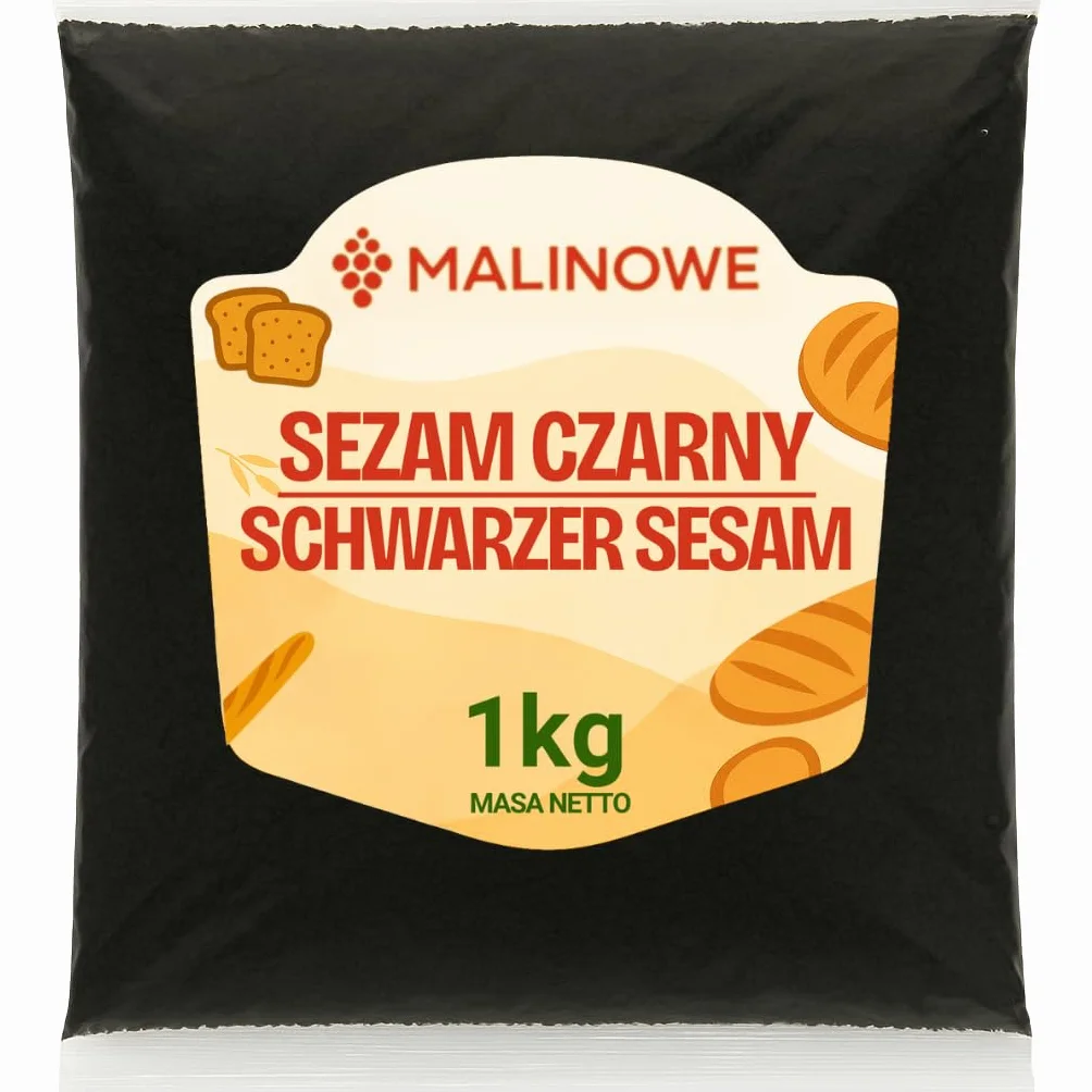 SEZAM CZARNY ZIARNO 1kg