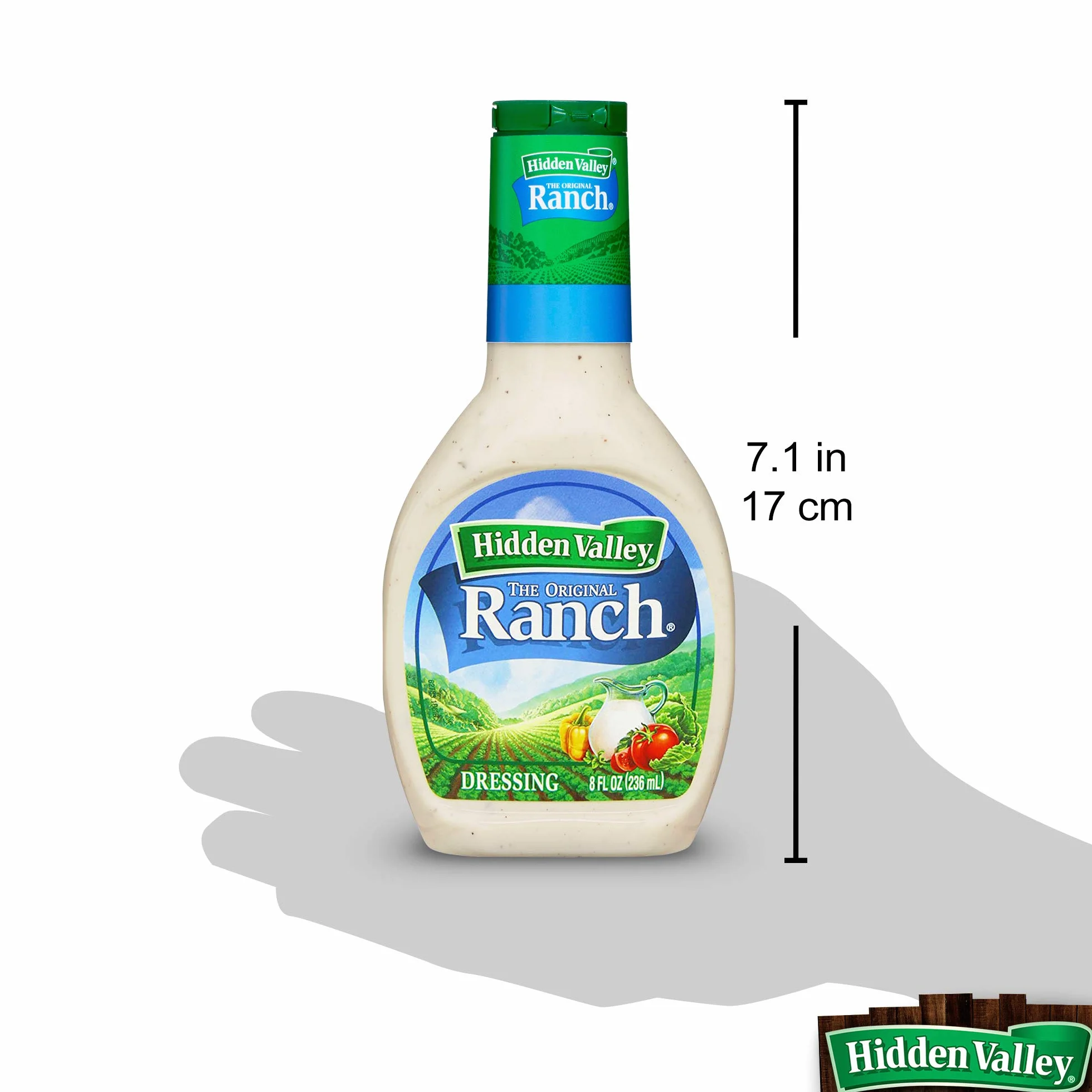 Hidden Valley Oryginalny sos na ranczo bezglutenowy 236 ml 3 sztuki