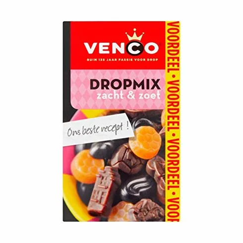 Venco słodka lukrecja | mieszanka lukrecji Soft & Sweet Value Pack | waga całkowita 475 g
