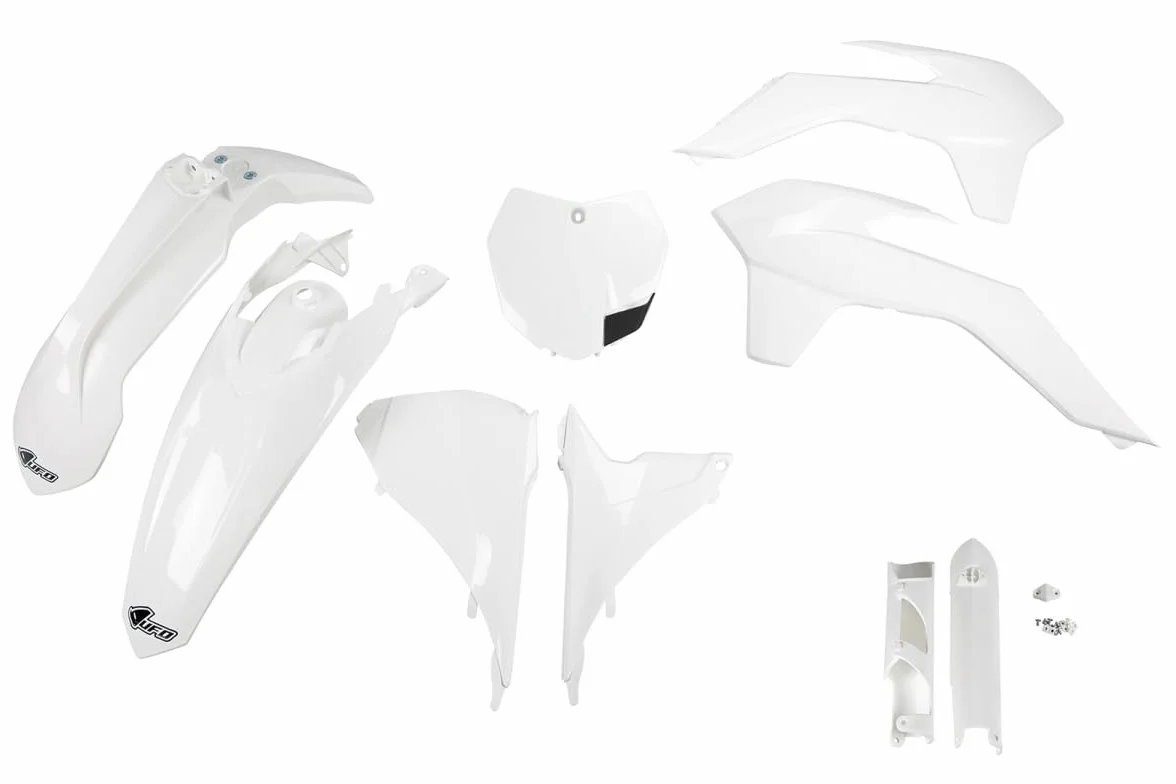 UFO PLAST pełny zestaw biały Ktm SX 125 2013-2014