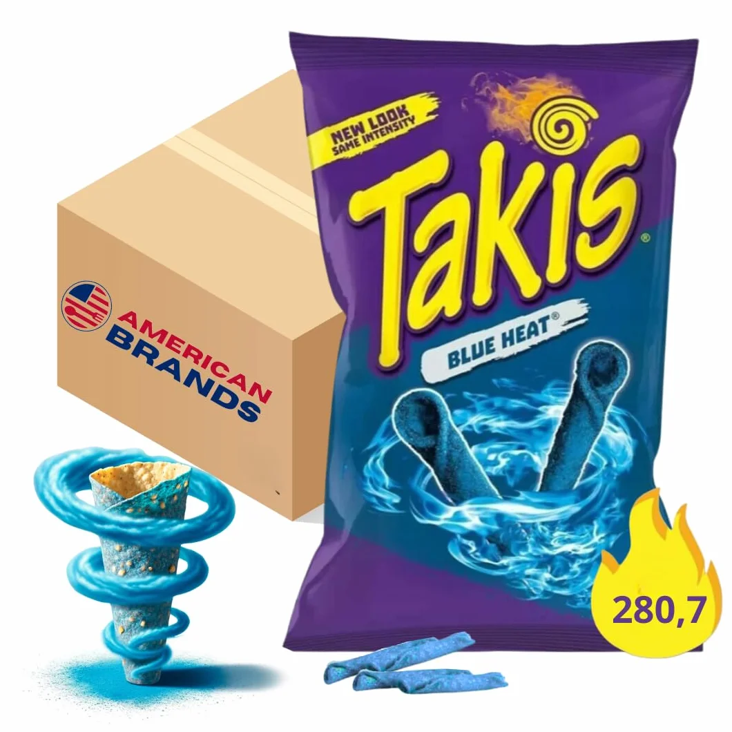 Takis Blue Heat Tortilla Chipsy 280,7g