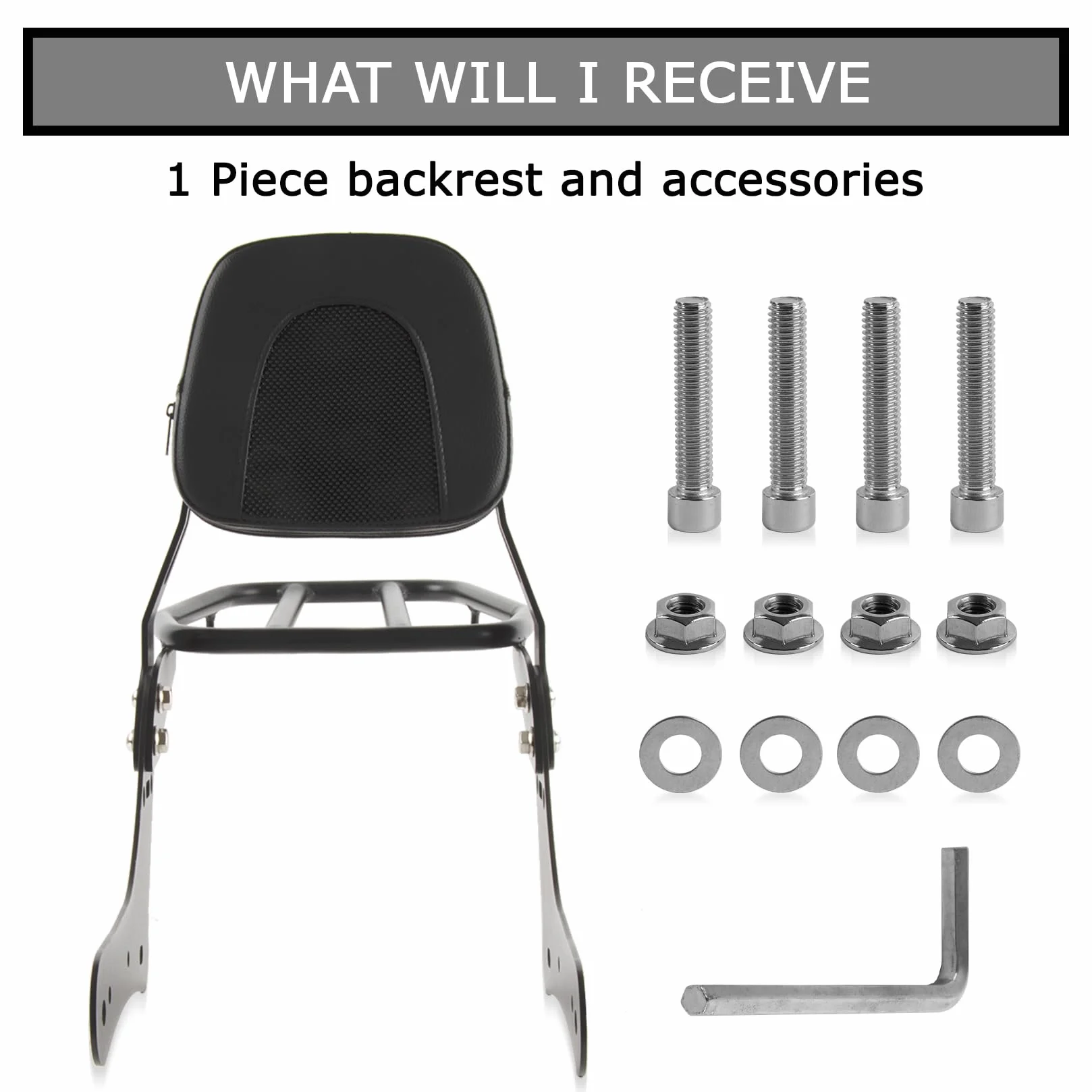 Sissy bar z baga?nikiem i oparciem poduszka do Kawasaki Vulcan VN650 EN650 S650 2015-2022
