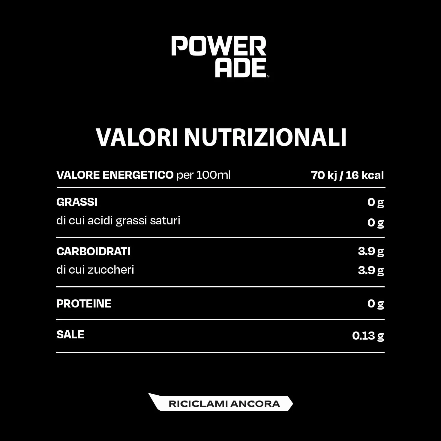 Powerade Mountainblast, opakowanie 12 sztuk (12 x 500 ml) (bez kaucji, dostawa tylko do Austrii)