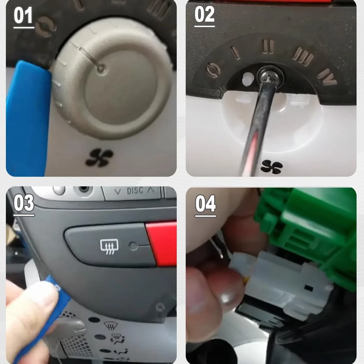 ZAMDOE 6490.NG Przełącznik ostrzegawczy o zagrożeniu do Citroen C1 [2005/06-2014/09], do Peugeot 107 [2005/06-2014/12] do Toyota Aygo Mk1 przełącznik ostrzegawczy sterujący światłem niebezpiecznym