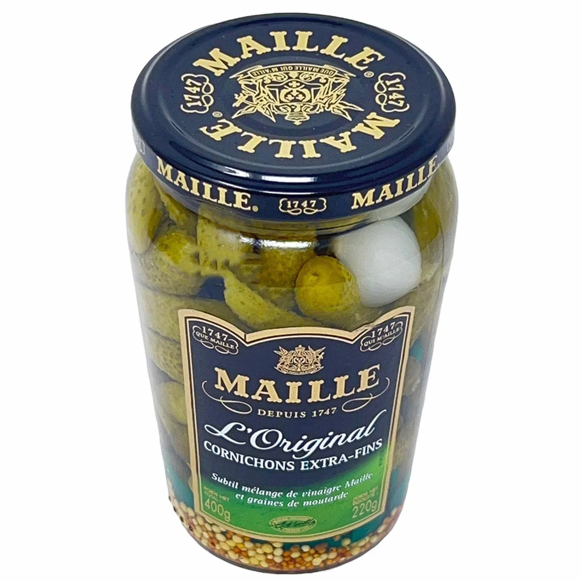 Maille Mini ogórki Cornichons ekstra drobne, 400 g