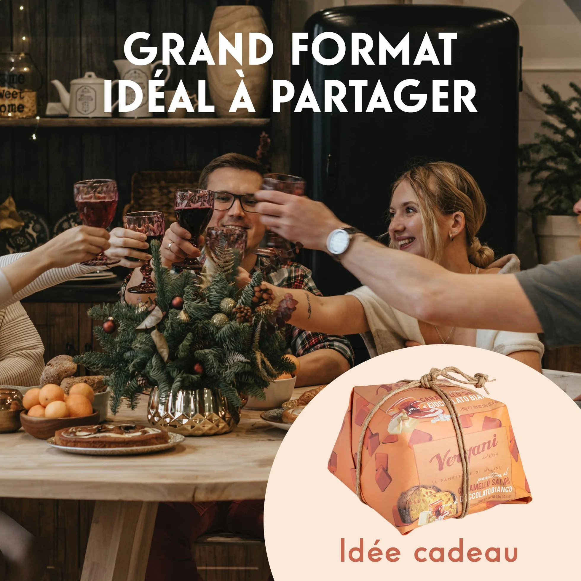 Panettone Vergani z solonym karmelem 750g Gourmet