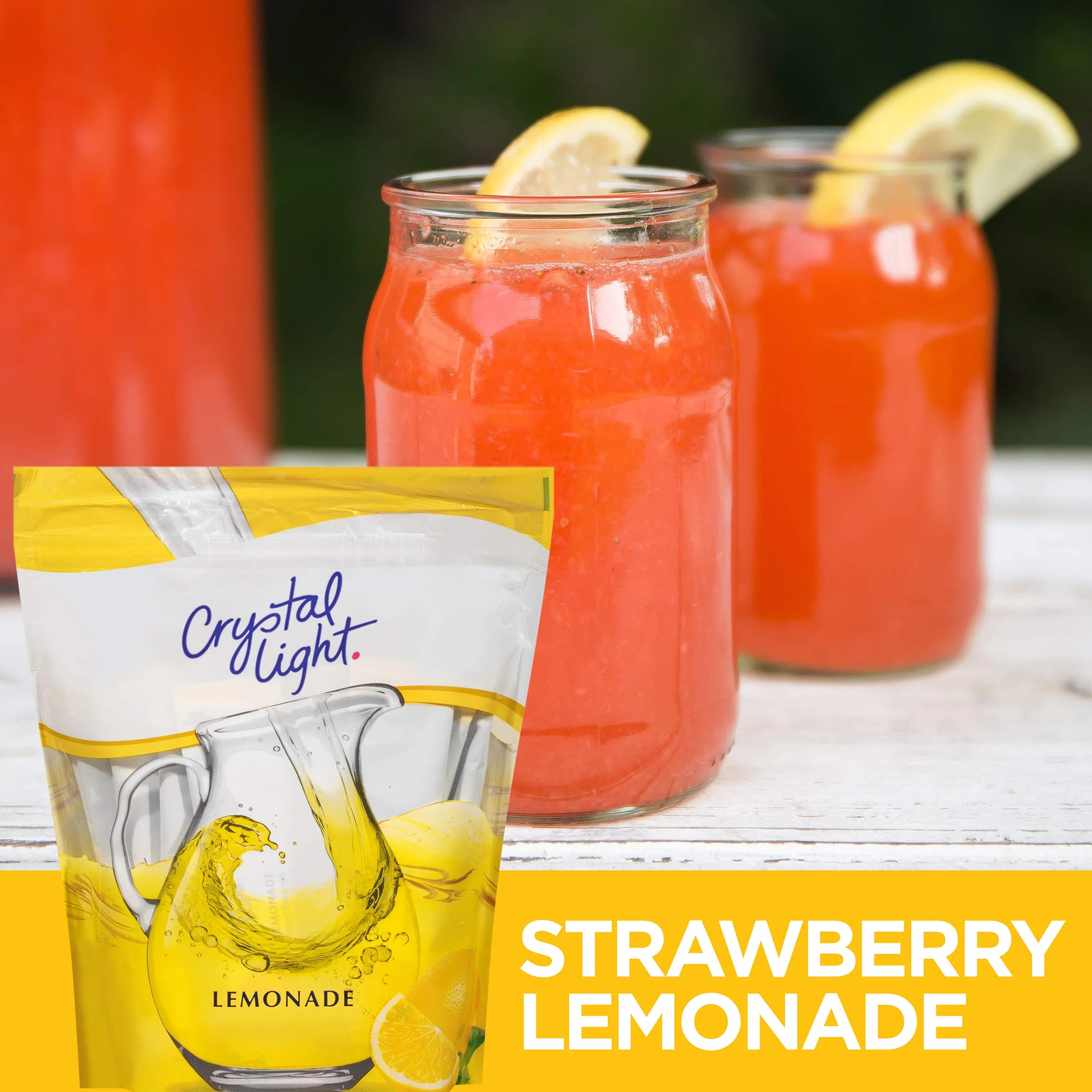 Crystal Light Lemonade Sticks Natural 8.6 oz 16 Count