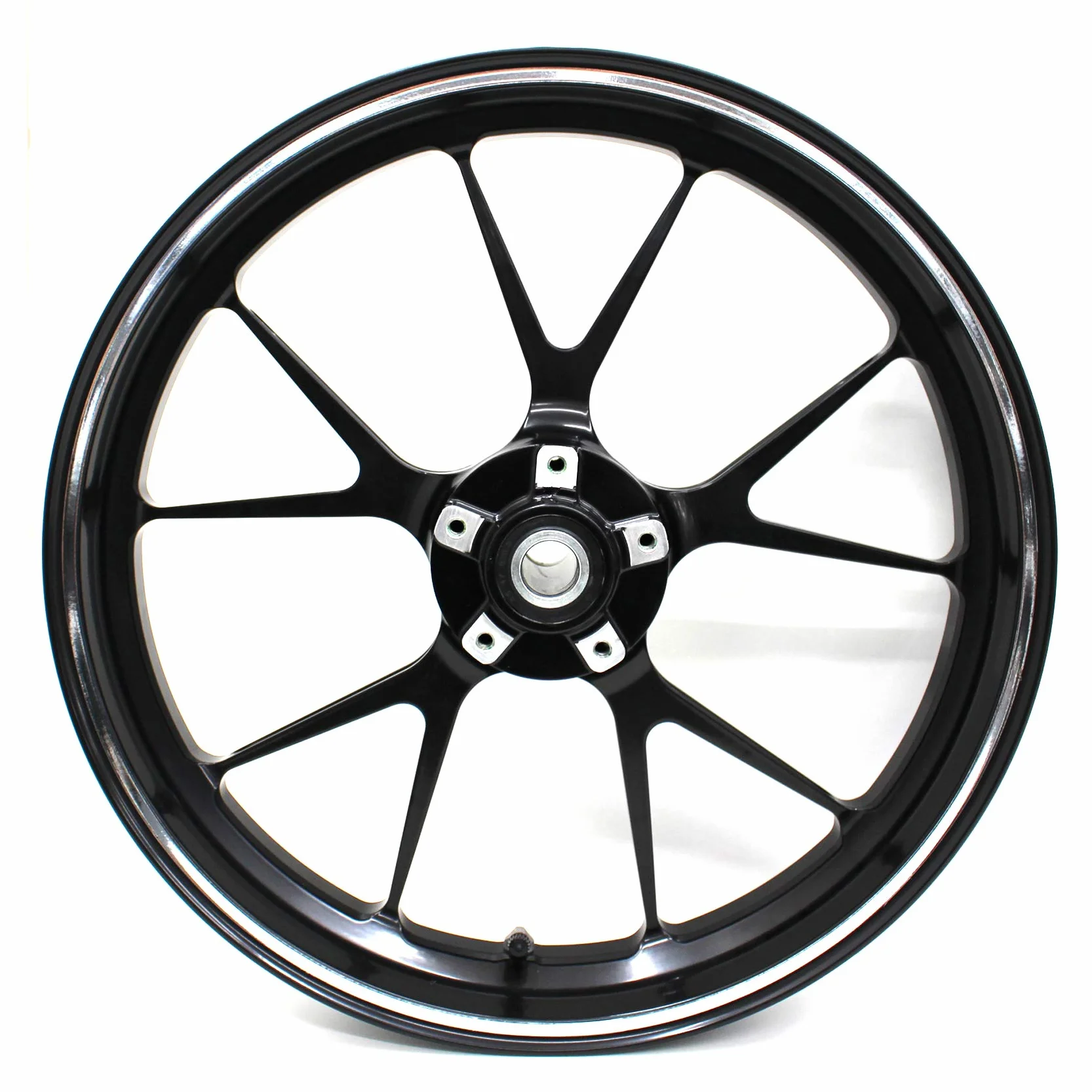 Naklejka na felgi samochodowe i motocyklowe 16" 17" 18" 19" z narzędziem montażowym Szerokość 7 mm srebrny chrom