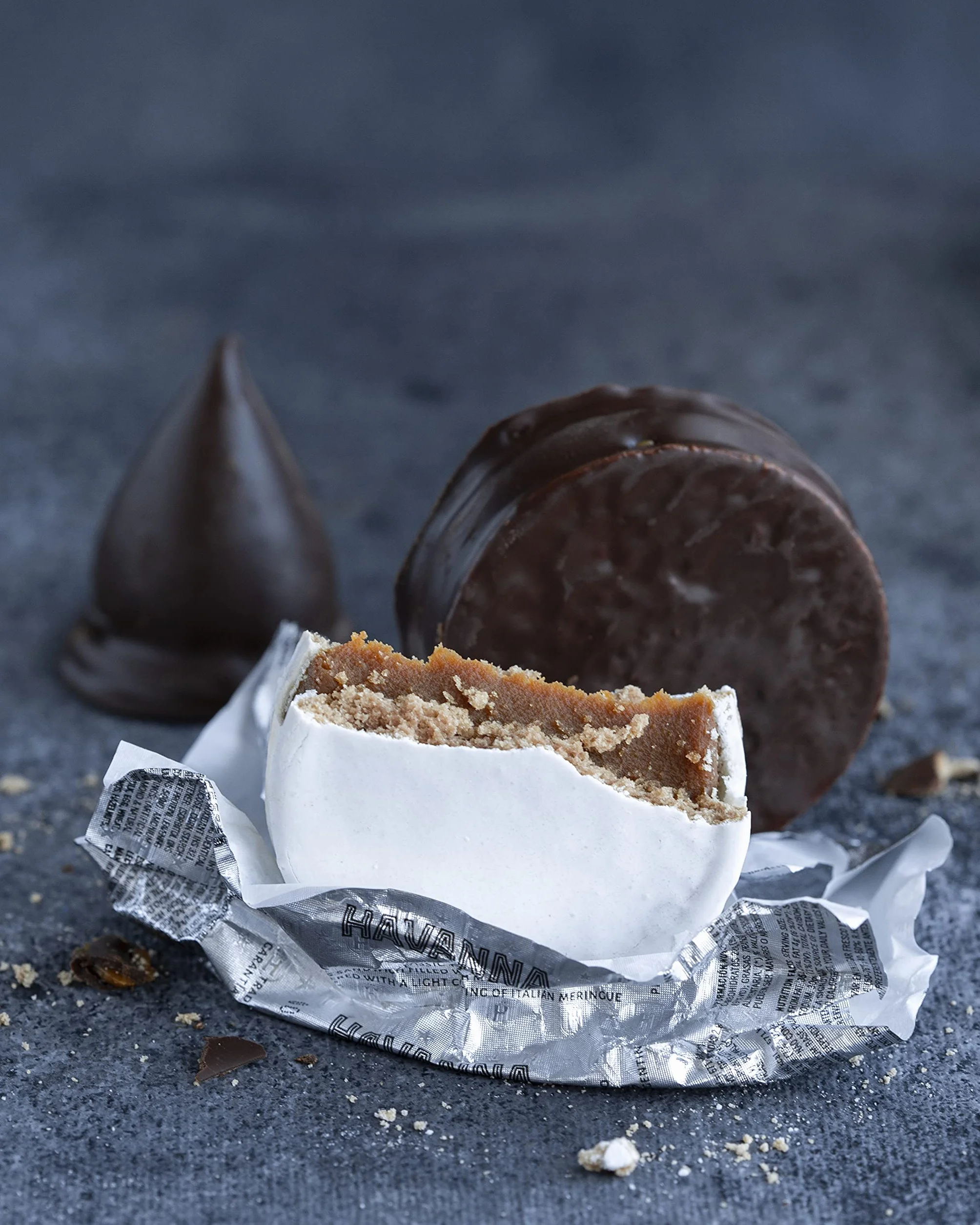 Havanna Alfajores z Czekoladą i Bezą 12 sztuk 612g