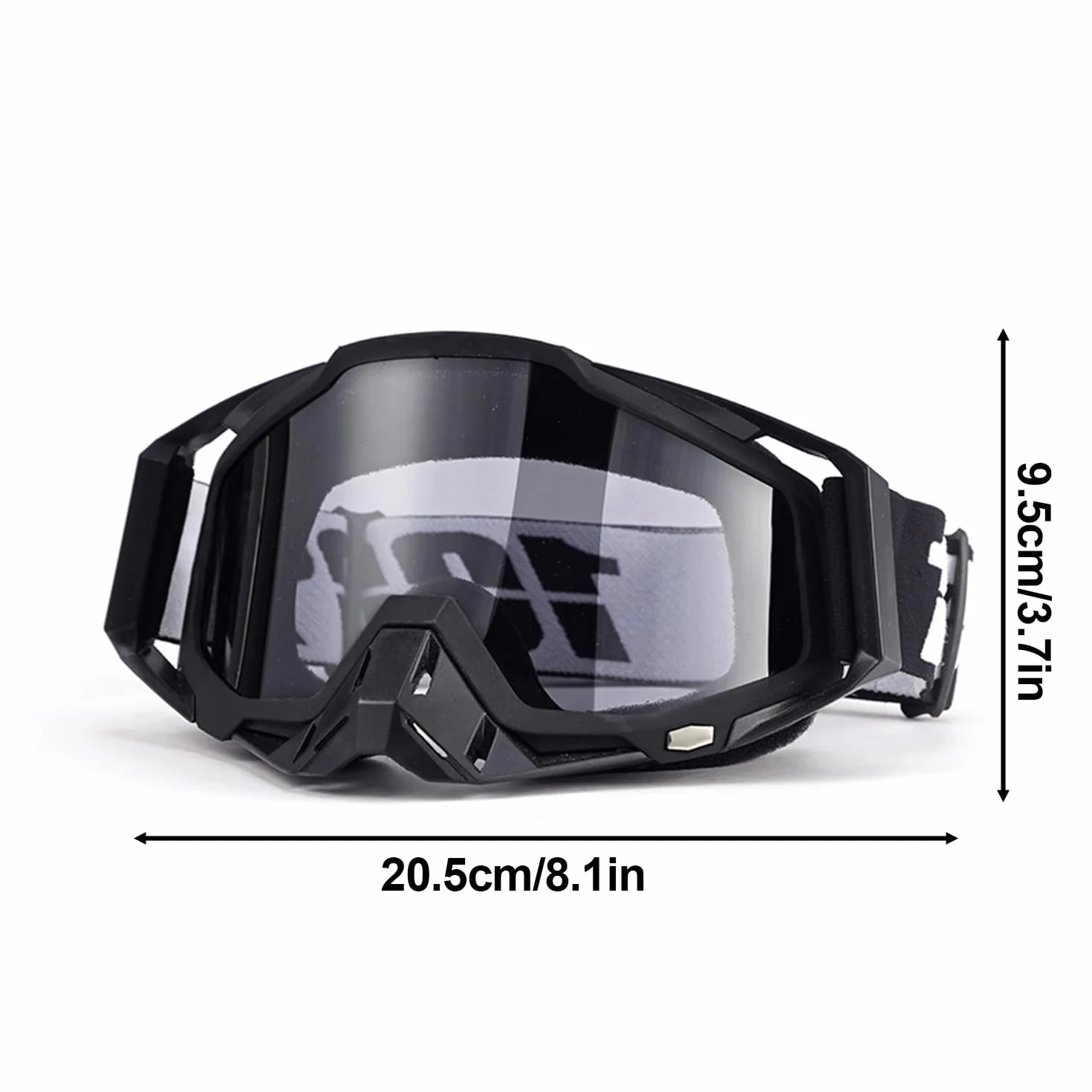 Pyłoszczelne gogle motocyklowe maska MTB motocrossowa przezroczysta