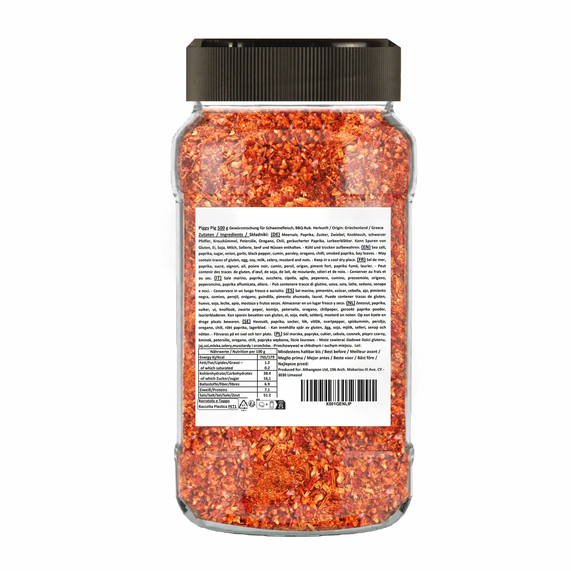 Minotaur Spices | Piggy Pig mieszanka przypraw do wieprzowiny | 500 g | marynata grillowa