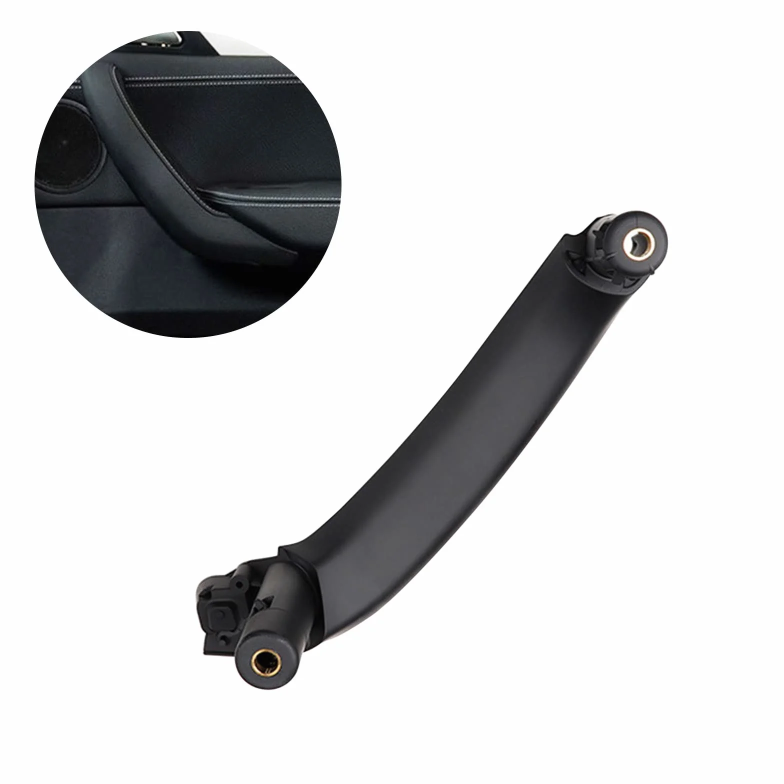 Panel Handle, Interior Door Handle For BMW X3 X4 F25 F26 Driver Side Door Handle Front Passenger Door Handle (2010-2017) (Black Right)