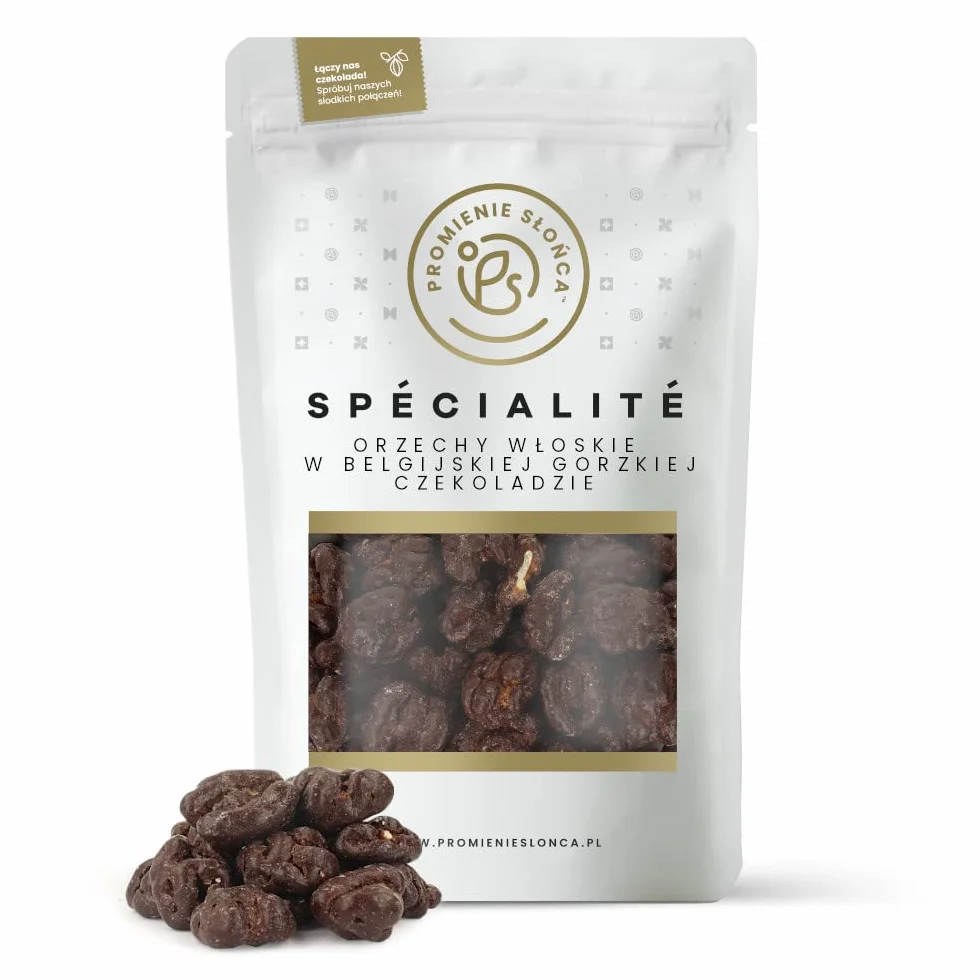 Orzechy Włoskie w Gorzkiej Czekoladzie 130g