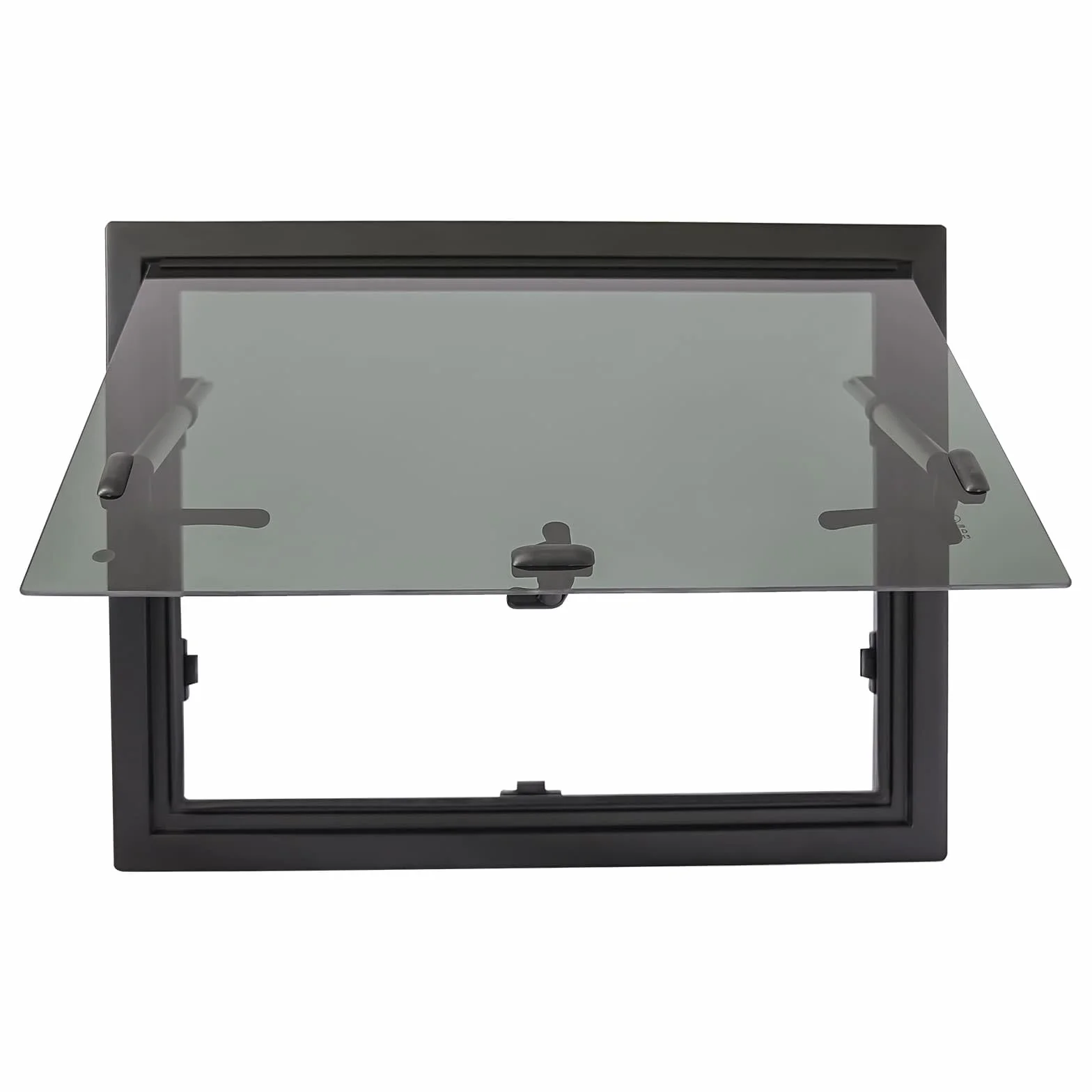Okno uchylne do przyczepy kempingowej z roletą i moskitierą 600 x 450 mm