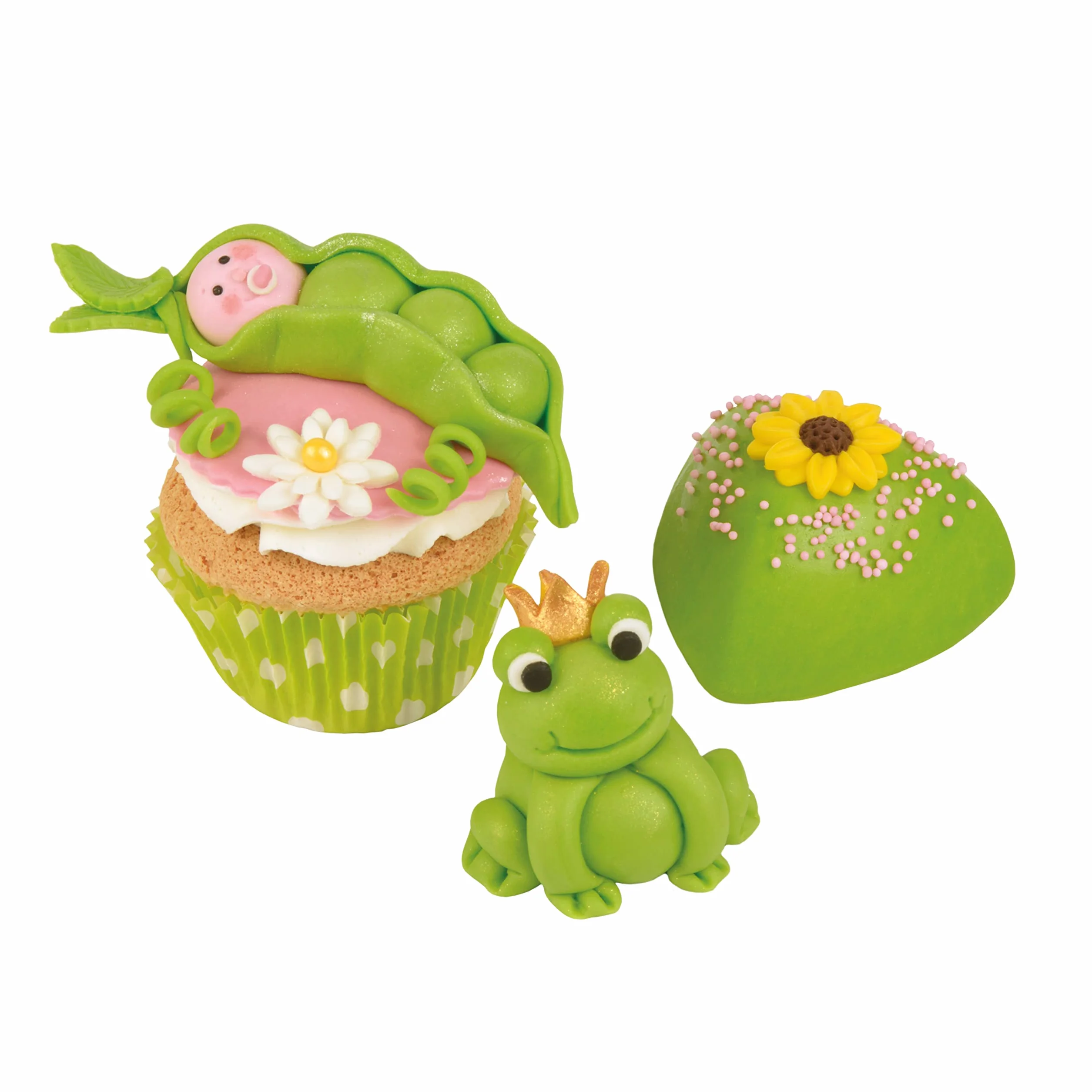Günthart BackDecor pastelowy fondant zielony 250 g masa modelarska