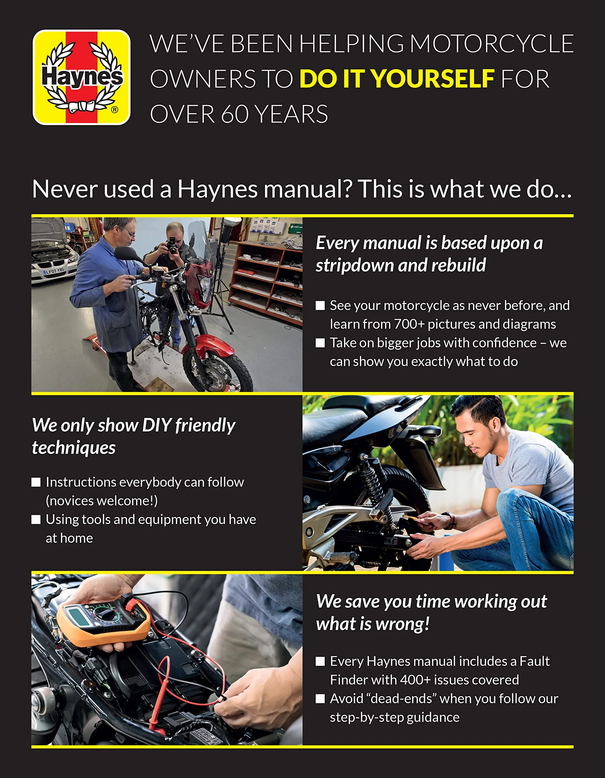 Honda CB600F Hornet & CBF600 (98 - 06) Haynes Repair Manual