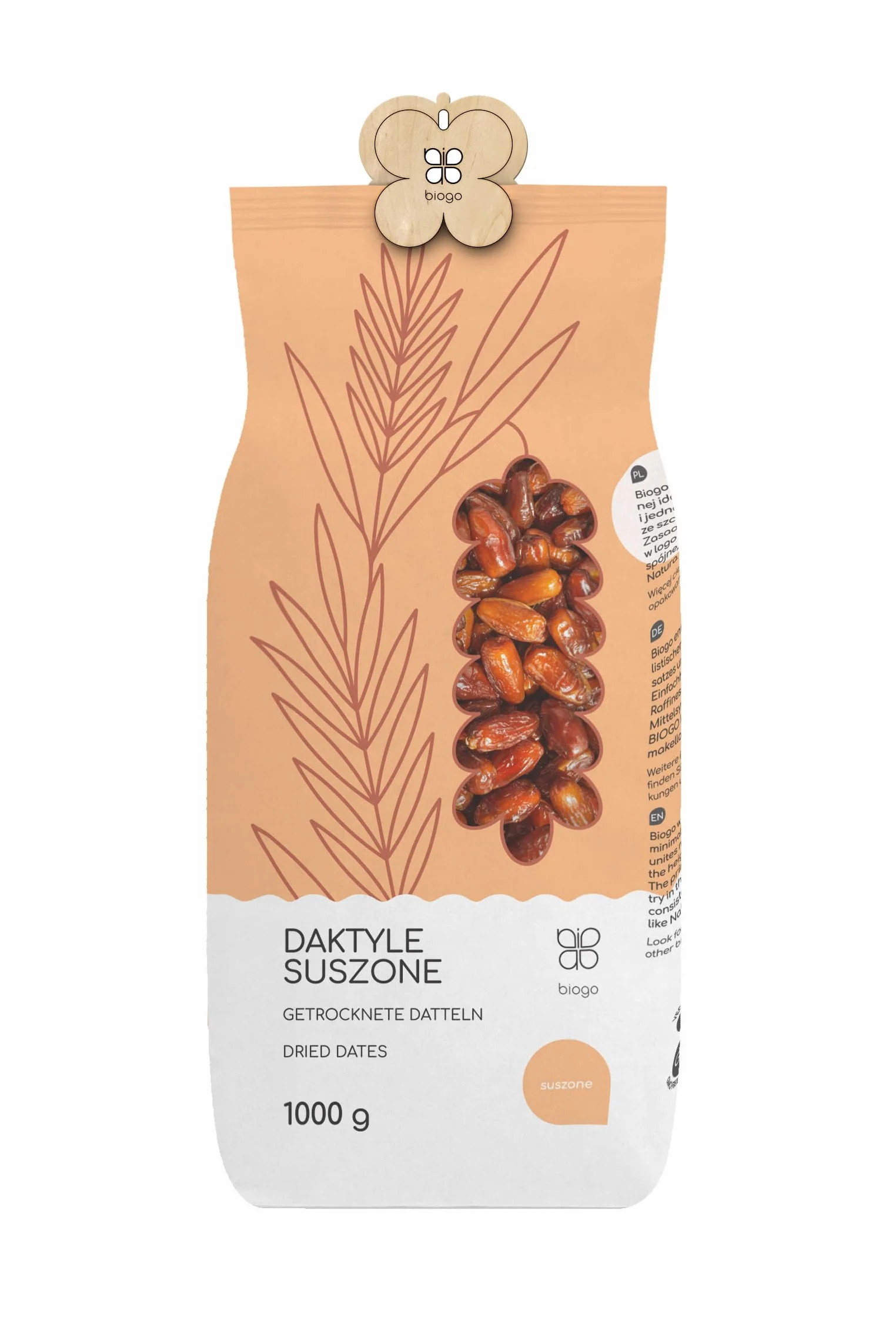 Daktyle suszone BIOGO 1 kg