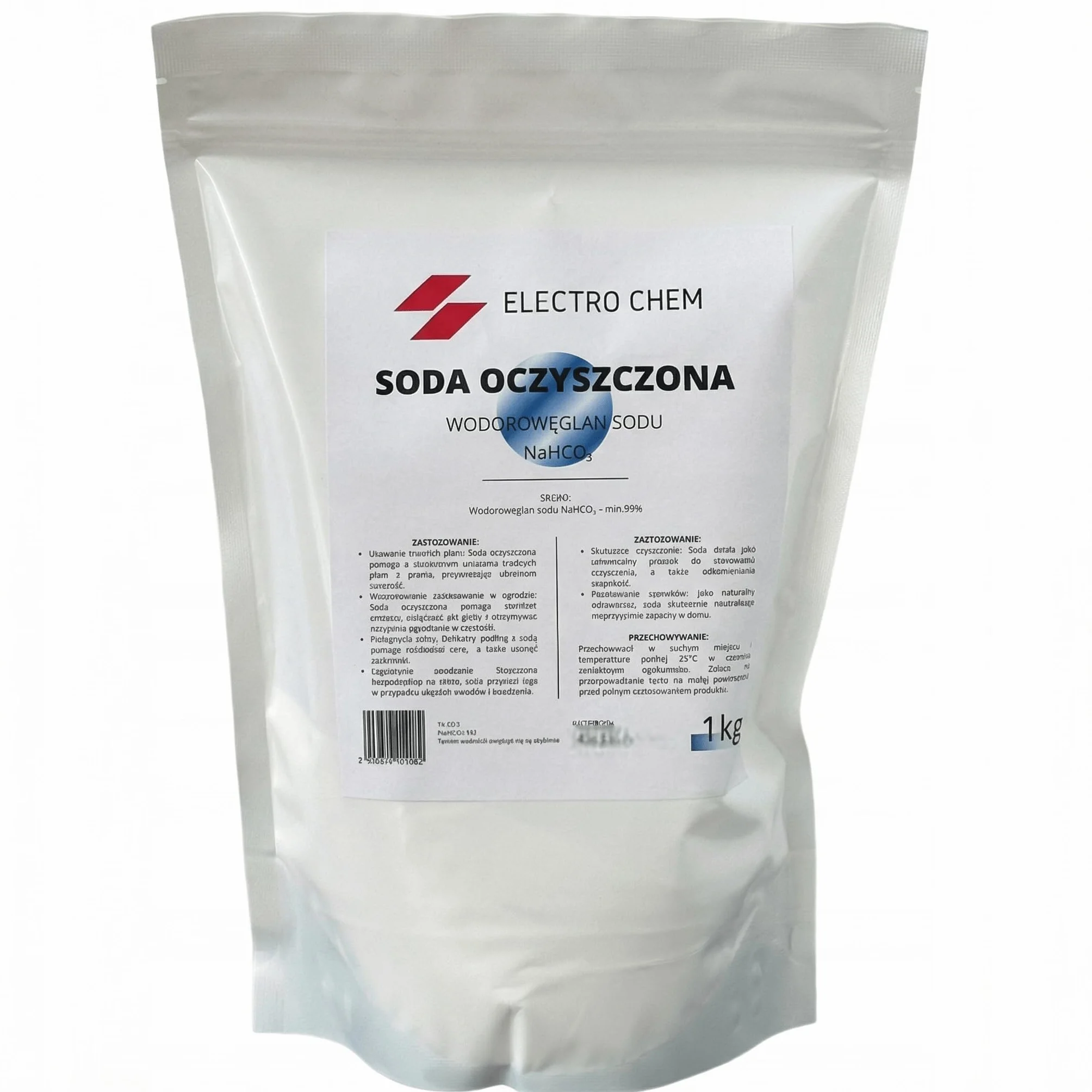 Soda Oczyszczona - wodorowęglan sodu - 1kg