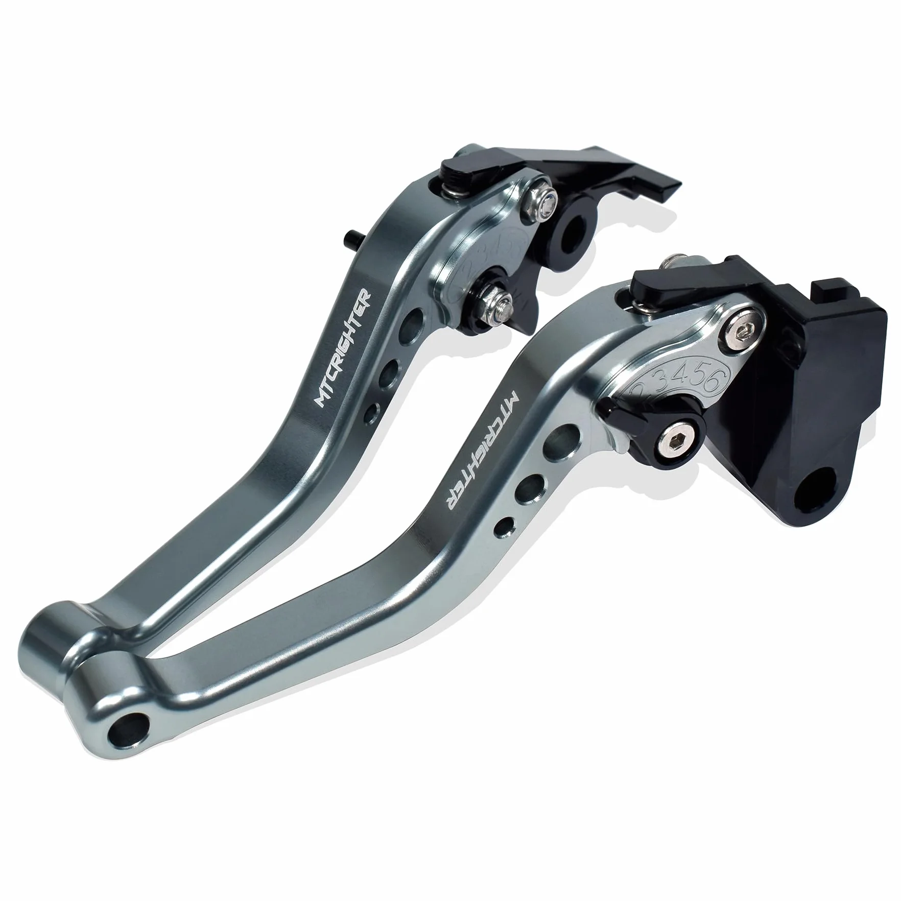 Kompatybilna z Honda NX500 2024 krótka dźwignia sprzężenia hamulca, wykonana ze stopu aluminium CNC (tytan)