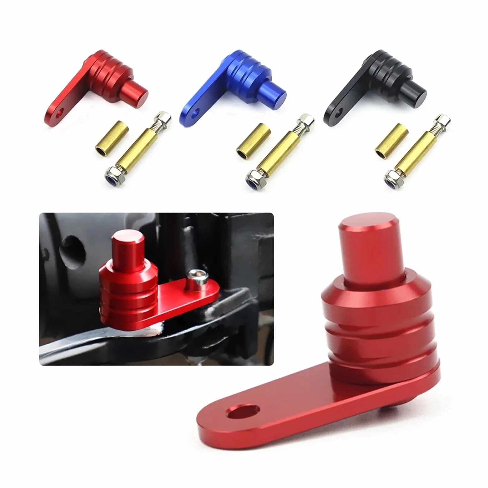 Parking Brake Switch Brake Motorcycle Lever Lock Replacement Compatible With 155/125 XMAX 400/300/250/125 NSS FORZA Moto Accessories (Material : Black, Size : 1)