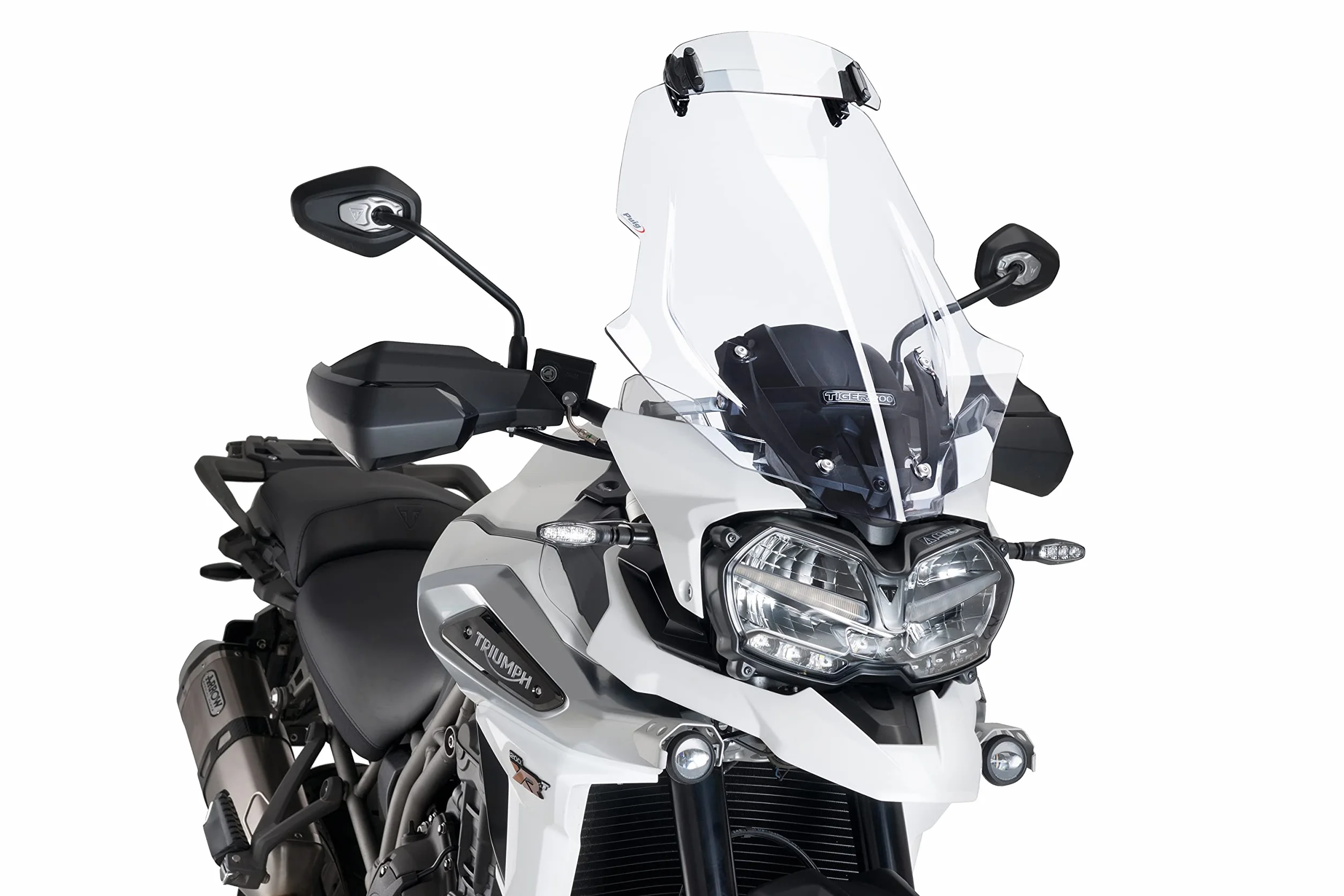 Puig 6320 W Wieloregulowany wizjer Clip-on, przezroczysty