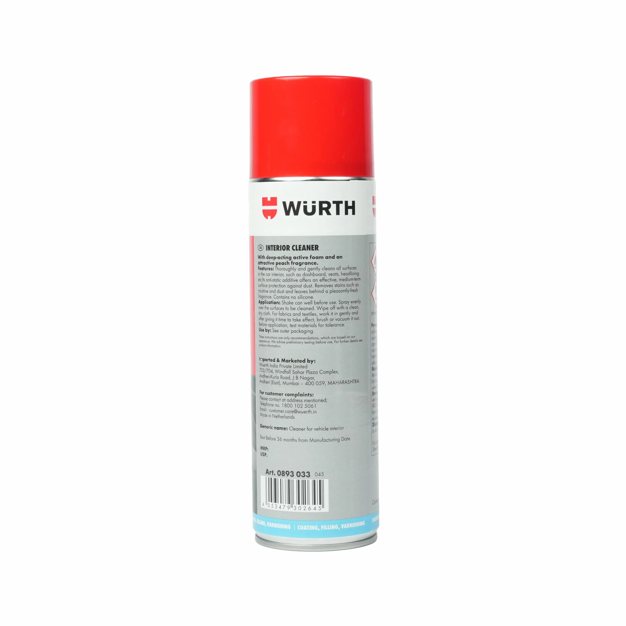 WÜRTH środek do czyszczenia wnętrz 500 ml