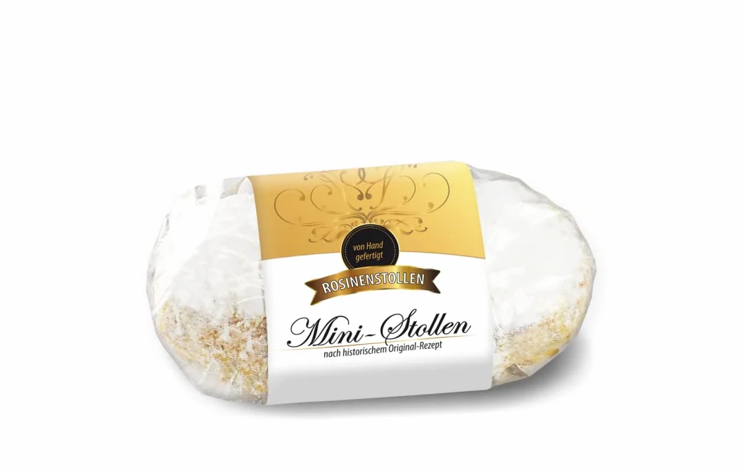Backstube Sven Hennig Original Dresdner Christstollen 250 g ręcznie wykonany w pudełku prezentowym