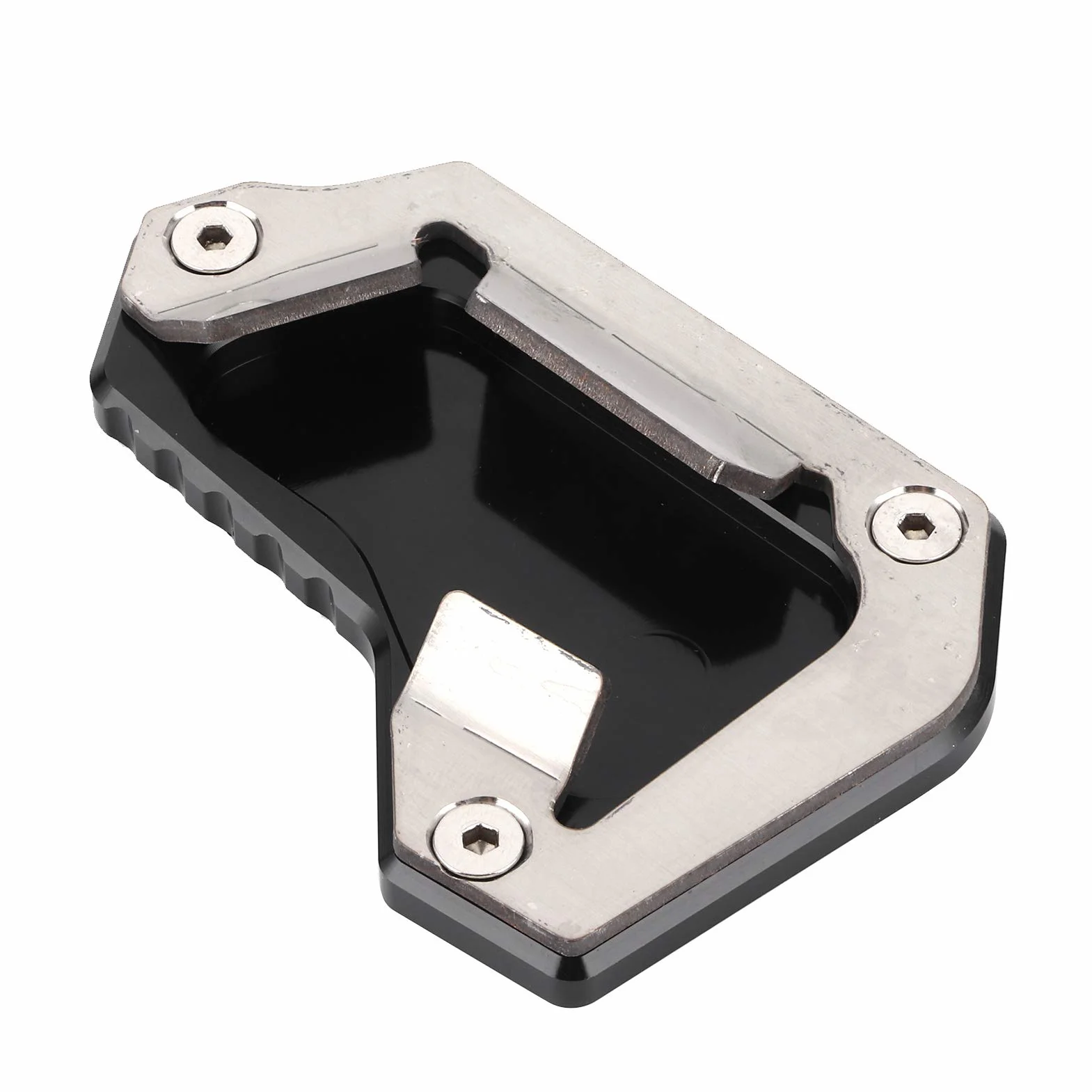 Qiilu Ständer Extension Pad Seitenständer Vergrößerer Tiger 1200 EXPLORER 2016-2017