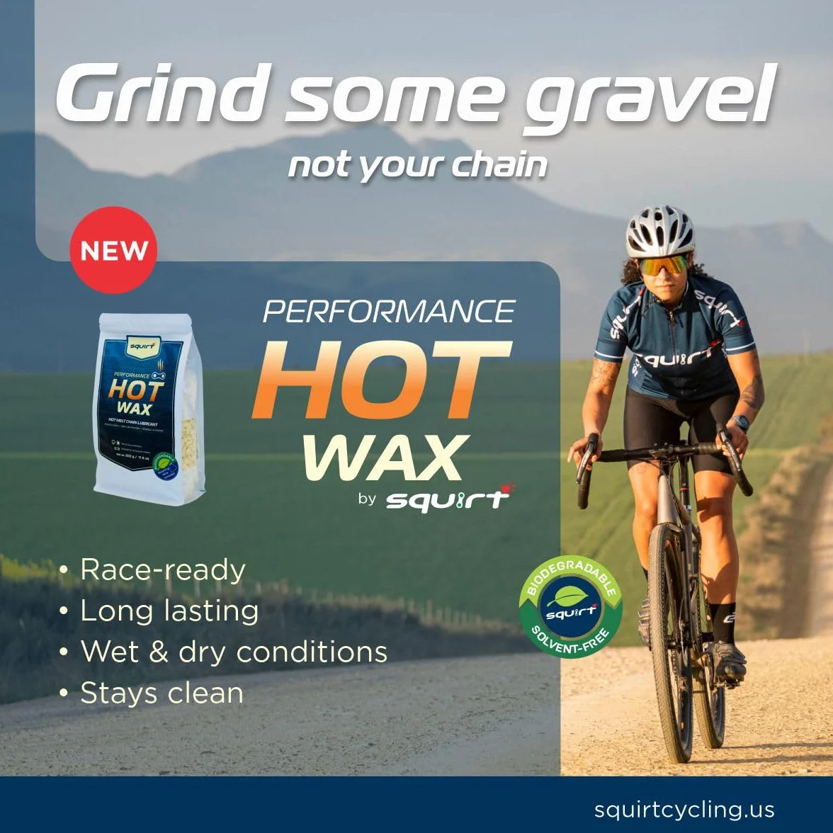 Squirt Performance Hot Wax for Bike Chains