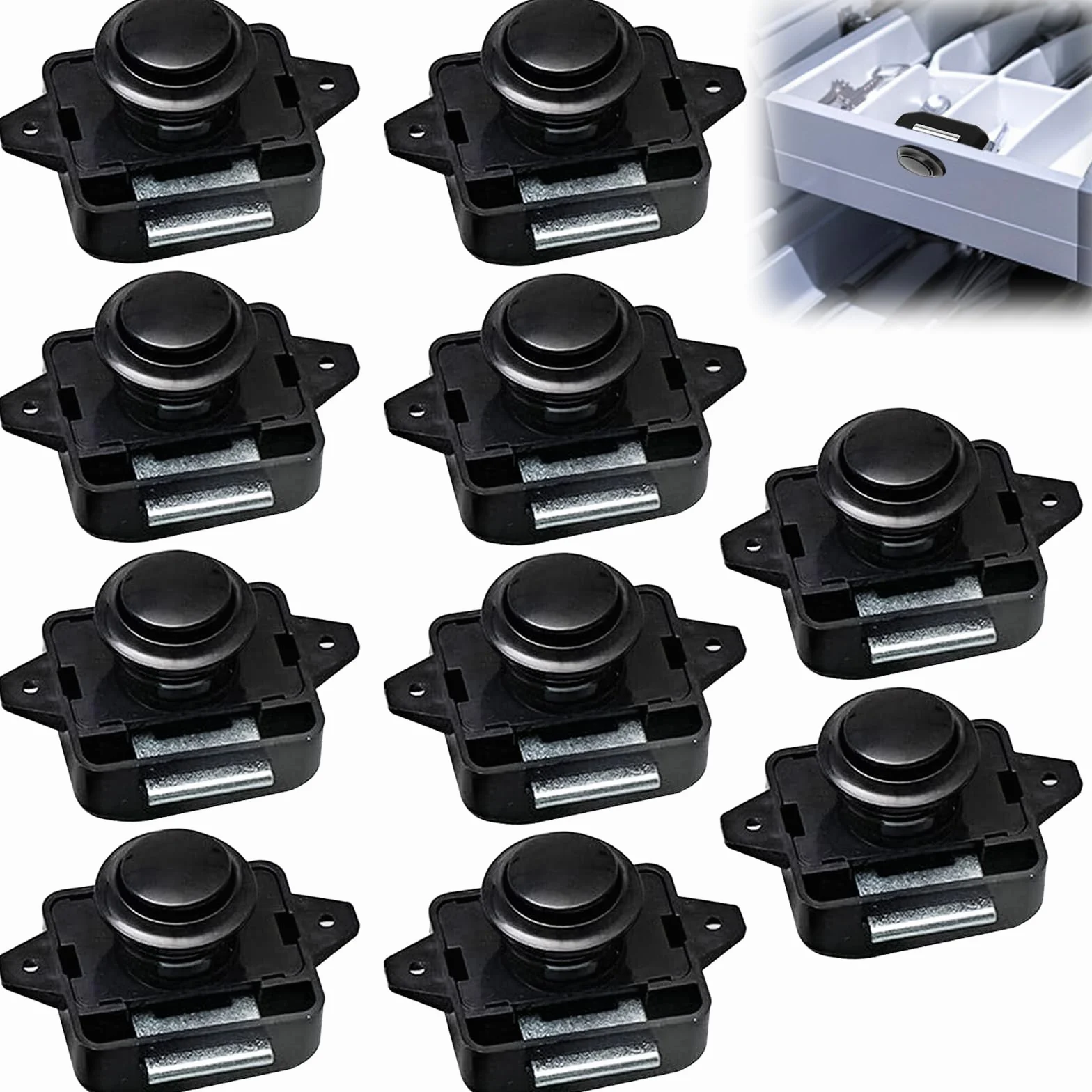 Push Lock Zamek do Przyczepy Kempingowej 10 sztuk
