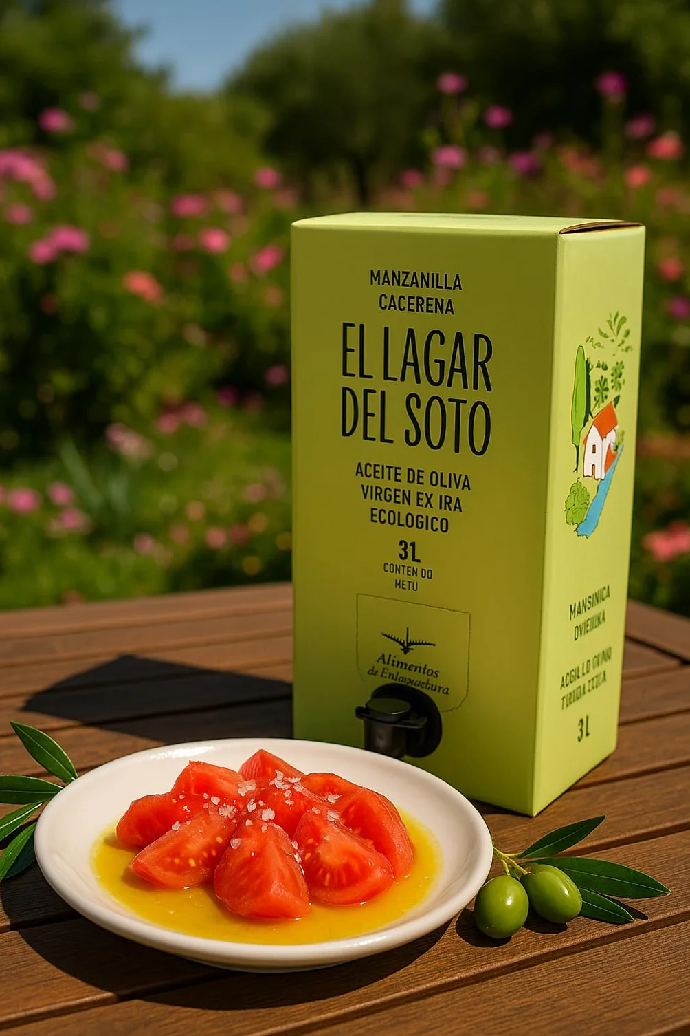 Organiczna oliwa z oliwek Extra Virgin 3 L pierwsza ekstrakcja na zimno Złoty Medal Ecotrama 2022 EVOO
